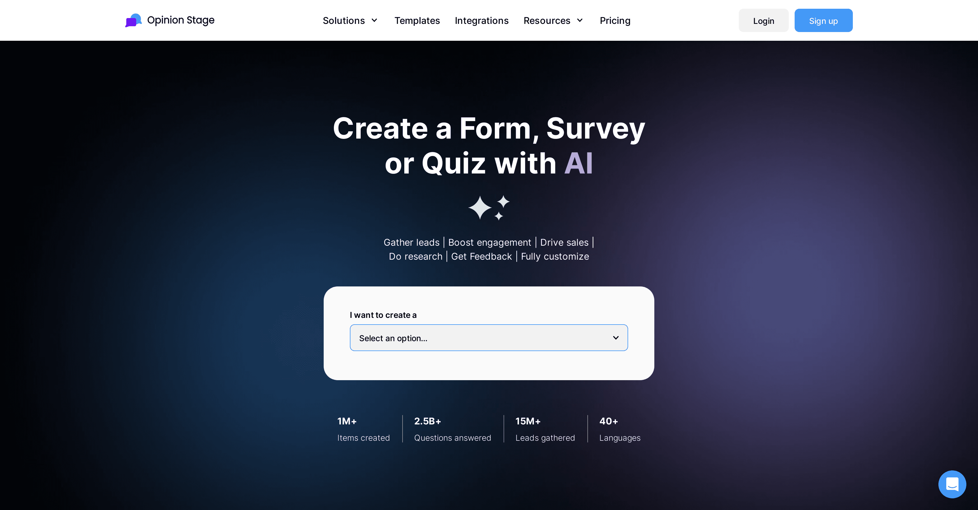 OpinionStage screenshot