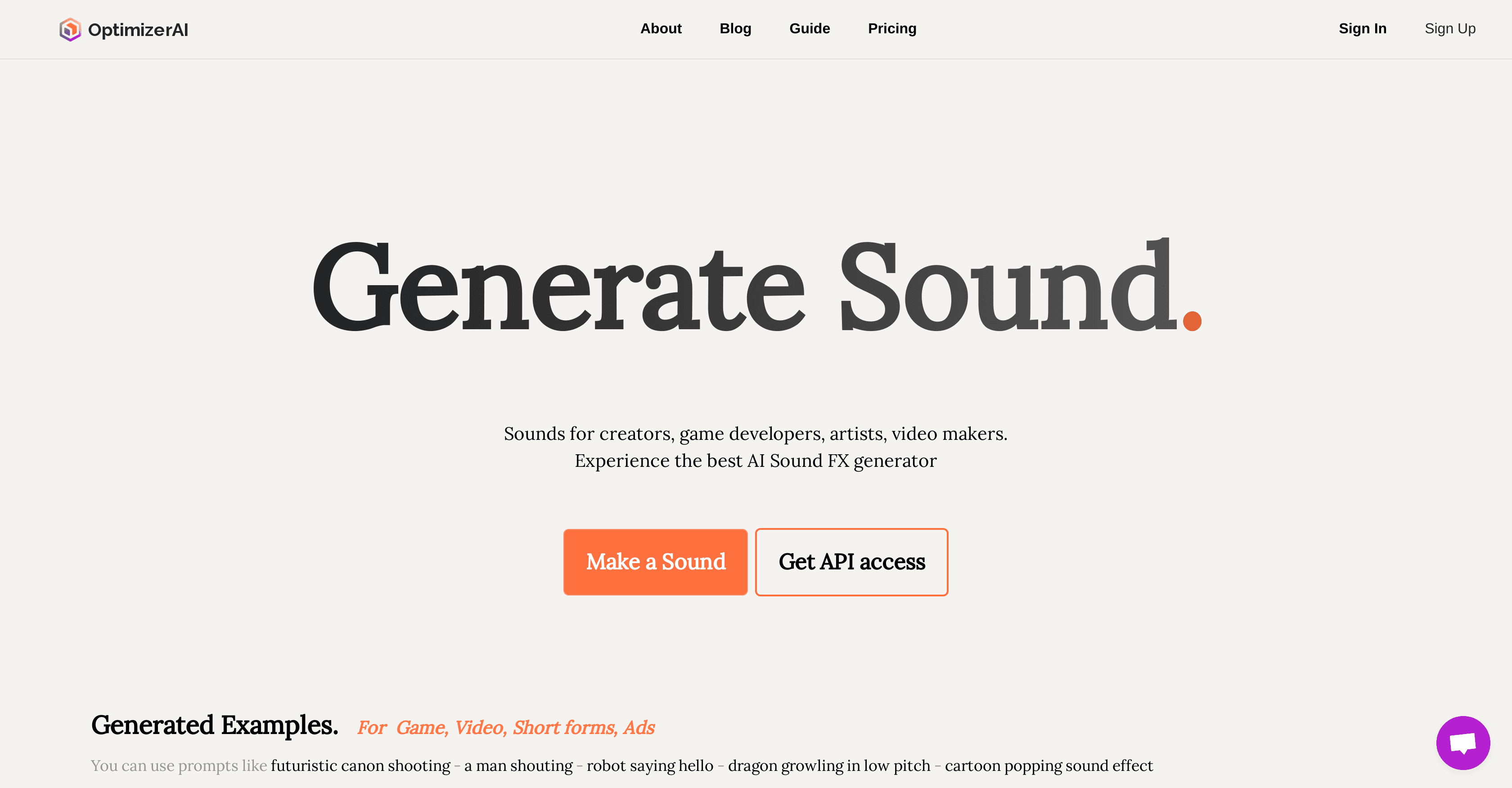 OptimizerAI screenshot
