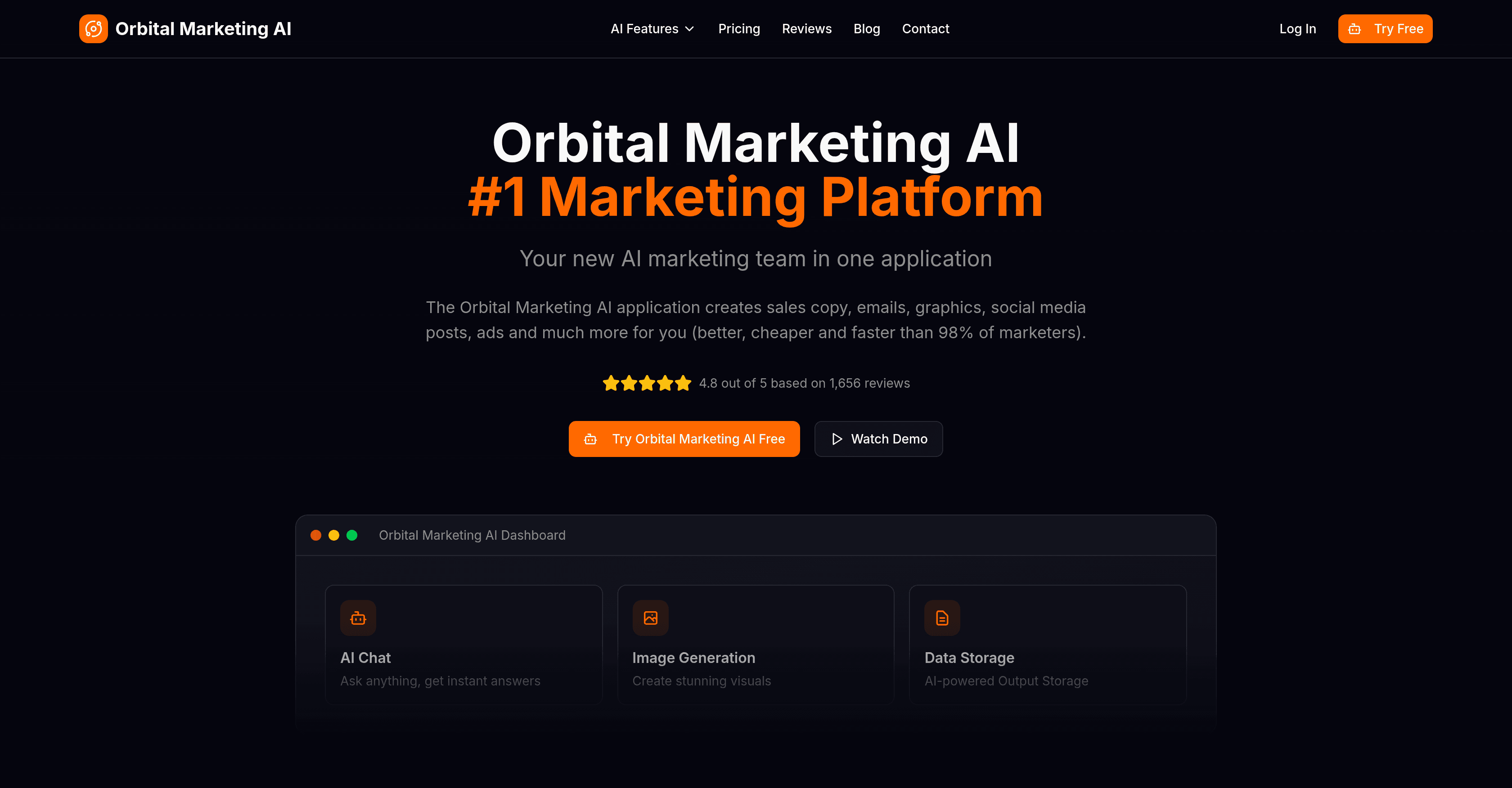Orbital Marketing AI screenshot
