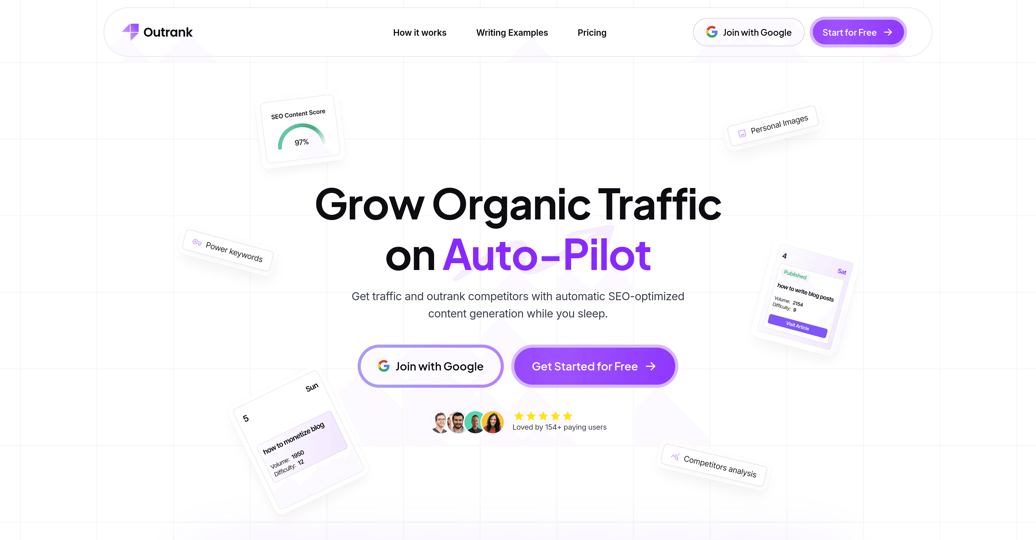 Outrank.so screenshot