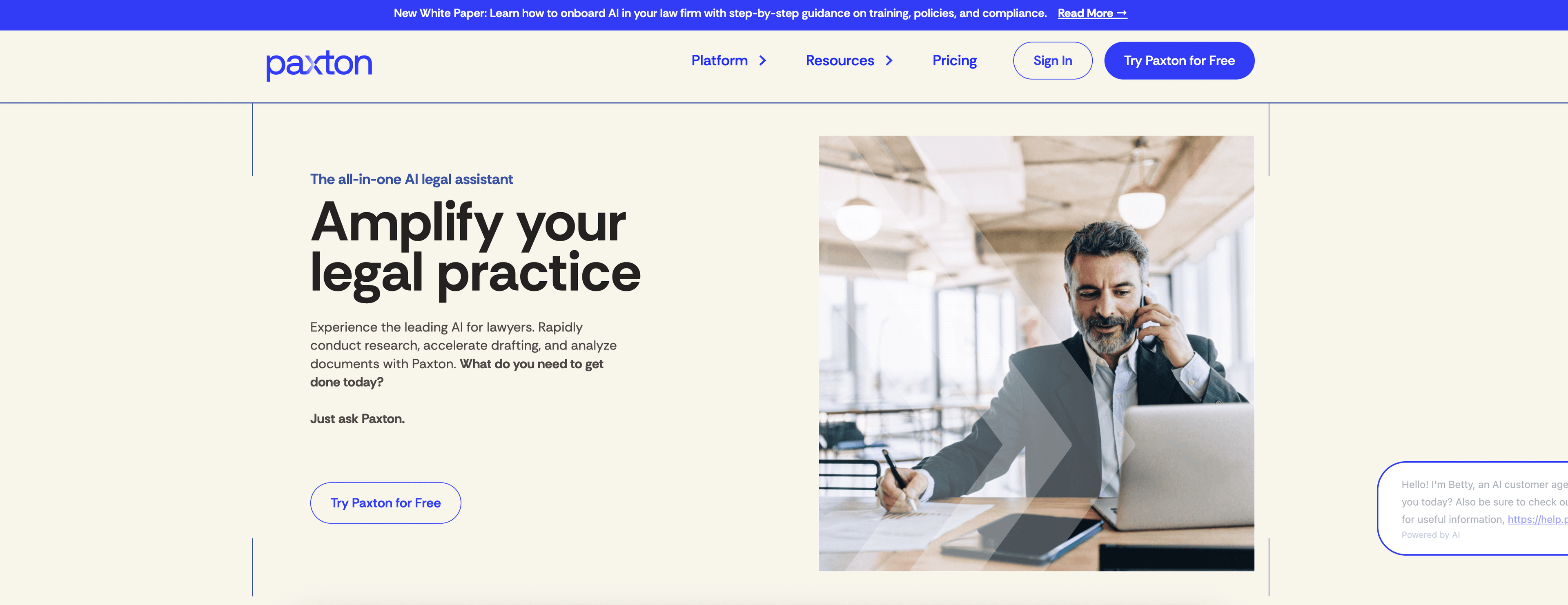Paxton AI screenshot