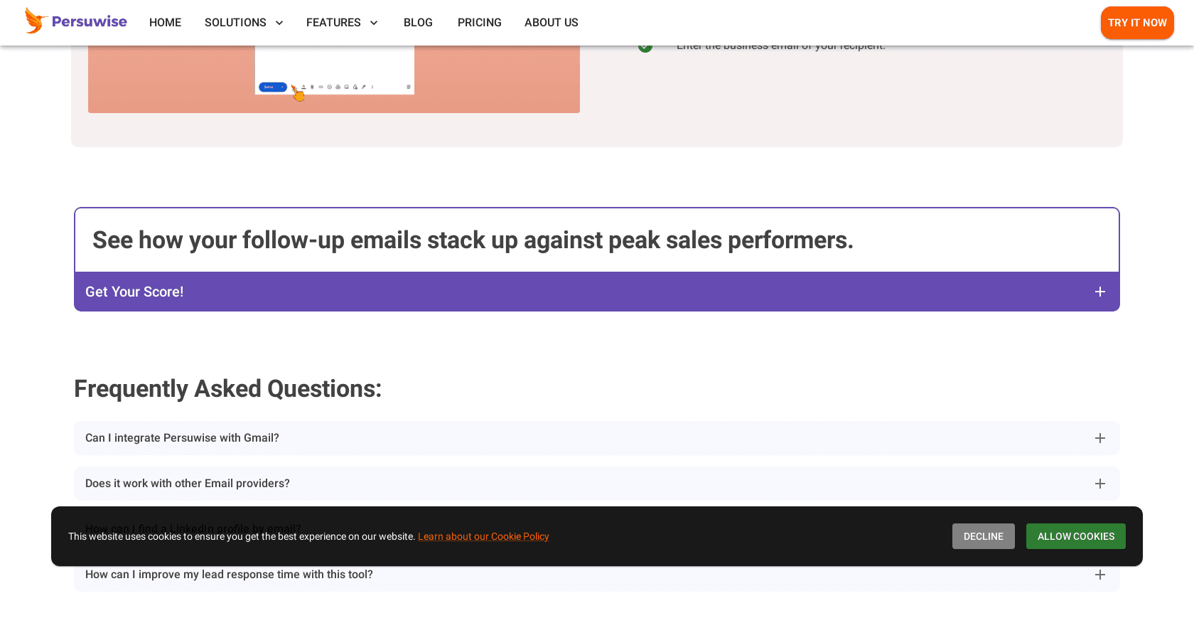 Persuwise screenshot