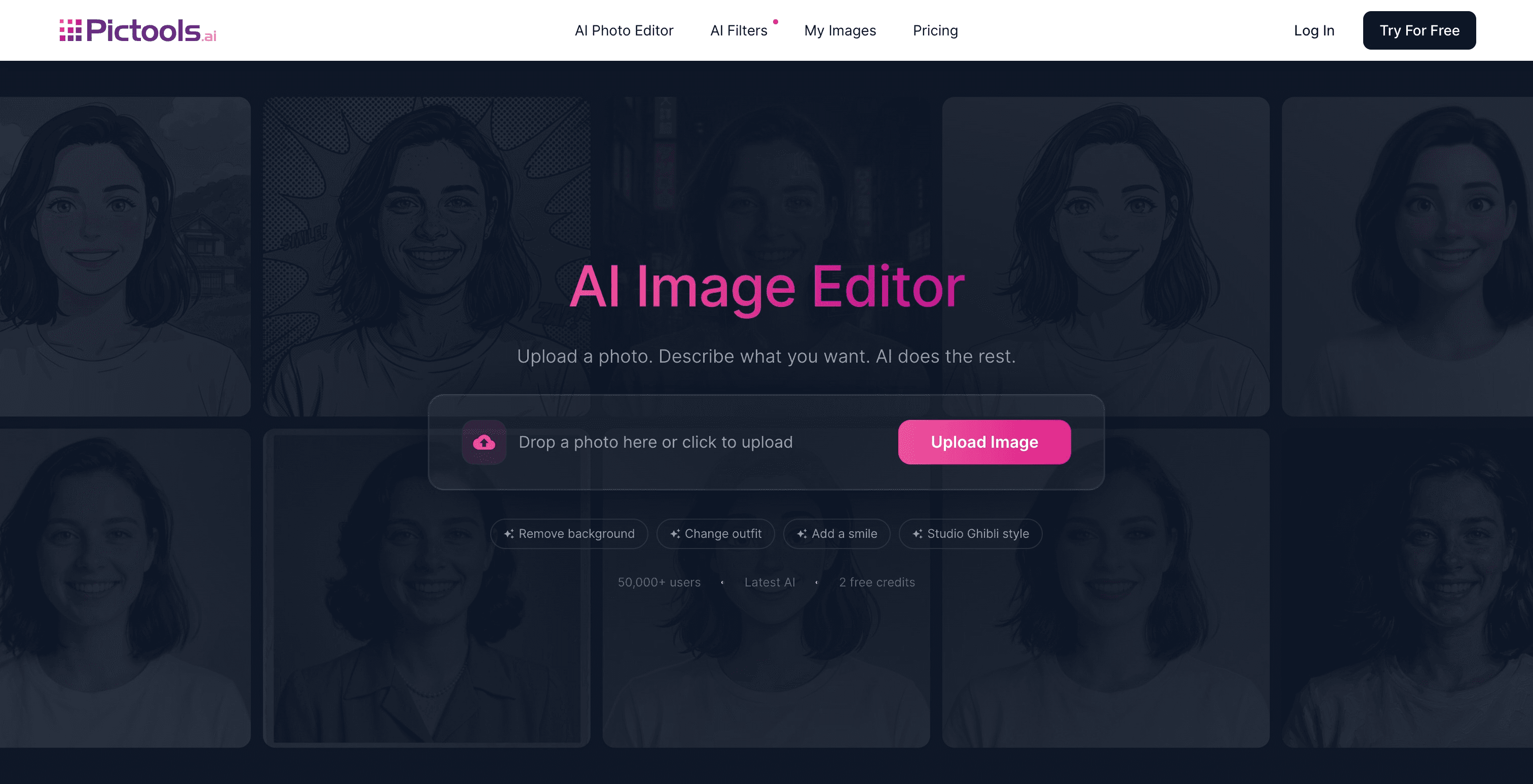 PicTools.AI — AI Image Editor & 100+ AI Filters screenshot