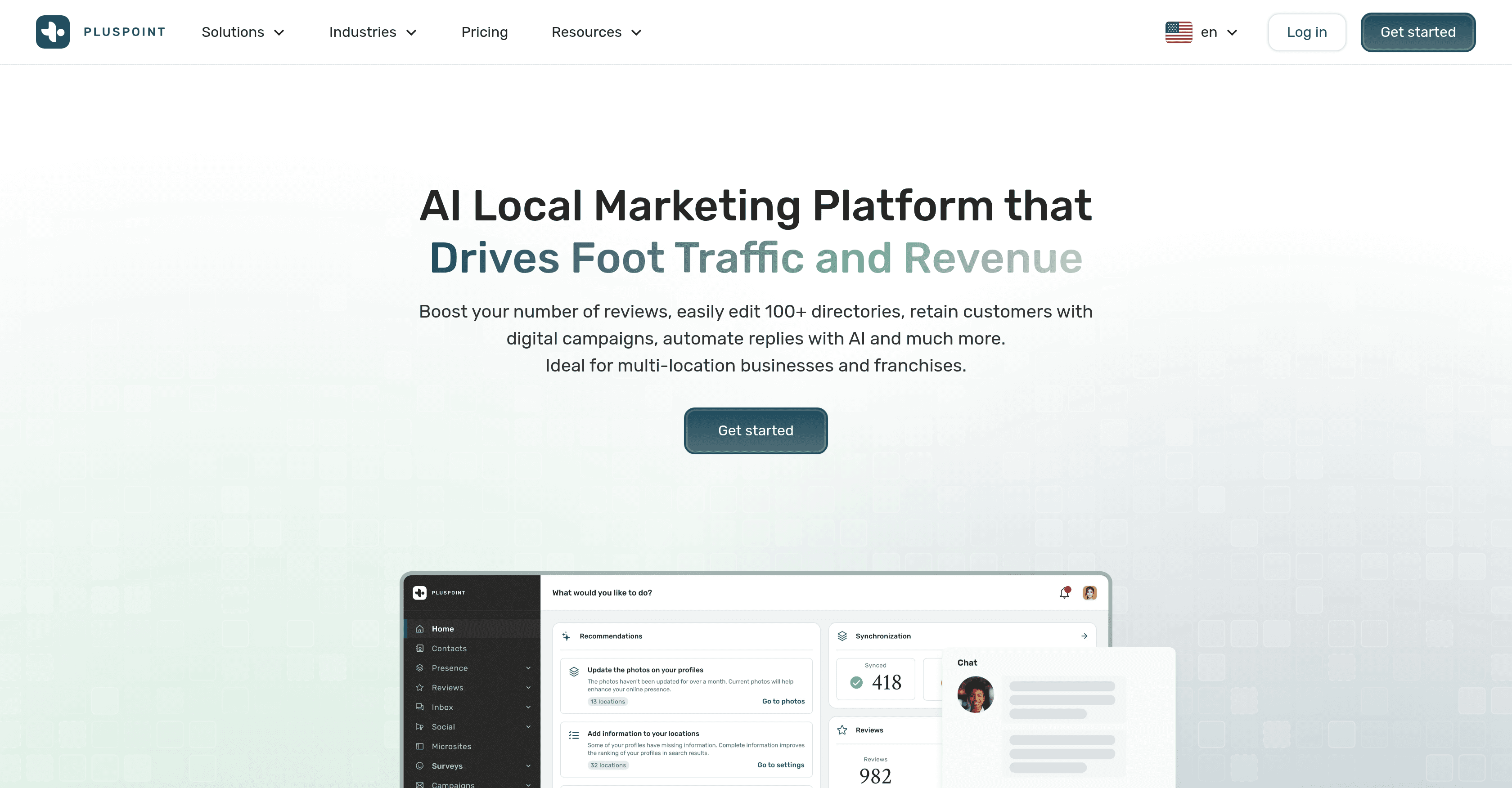 Pluspoint – AI Local Marketing and Review Generation screenshot