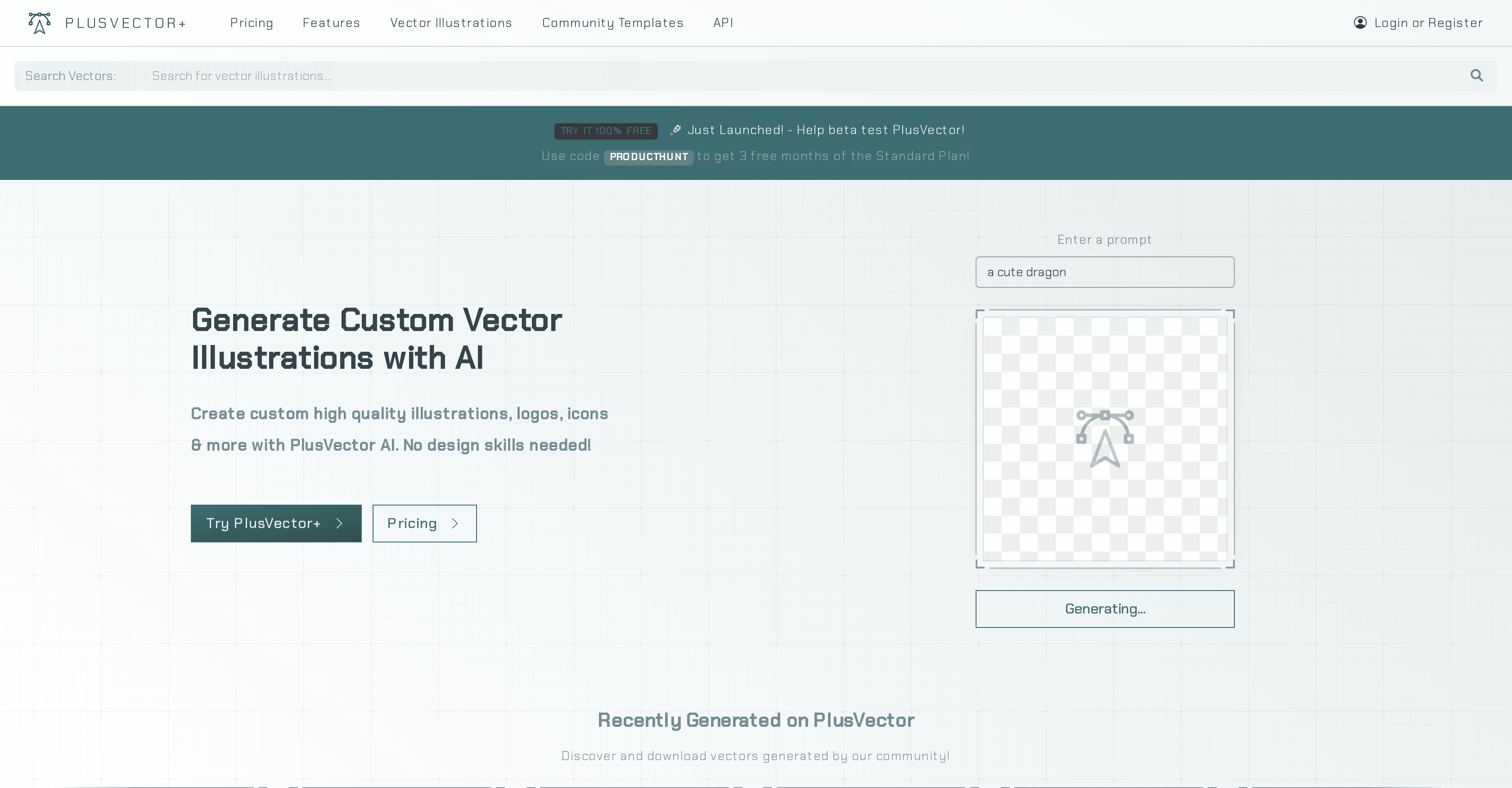 PlusVector screenshot