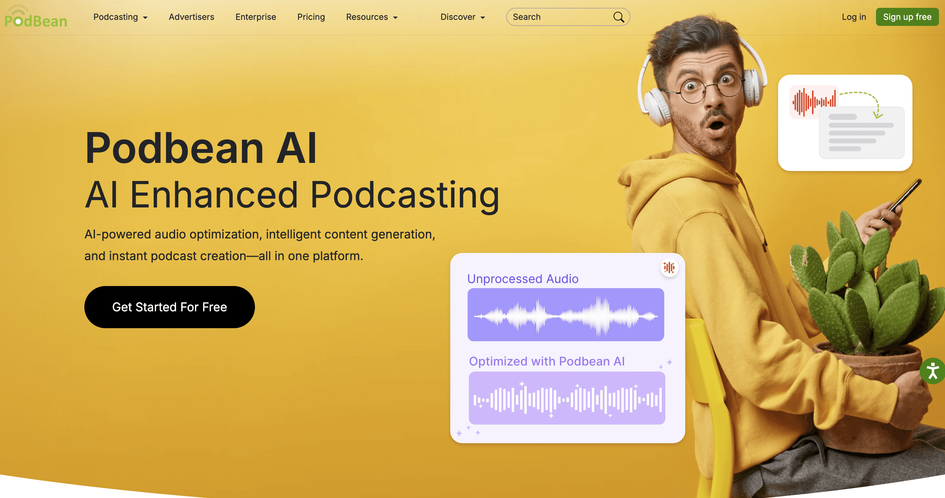 Podbean AI screenshot