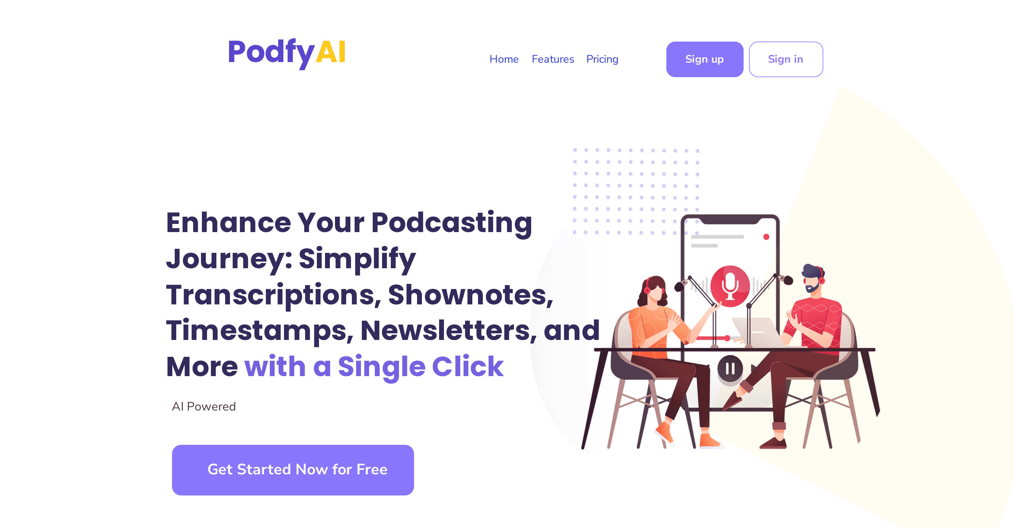 Podfy AI screenshot