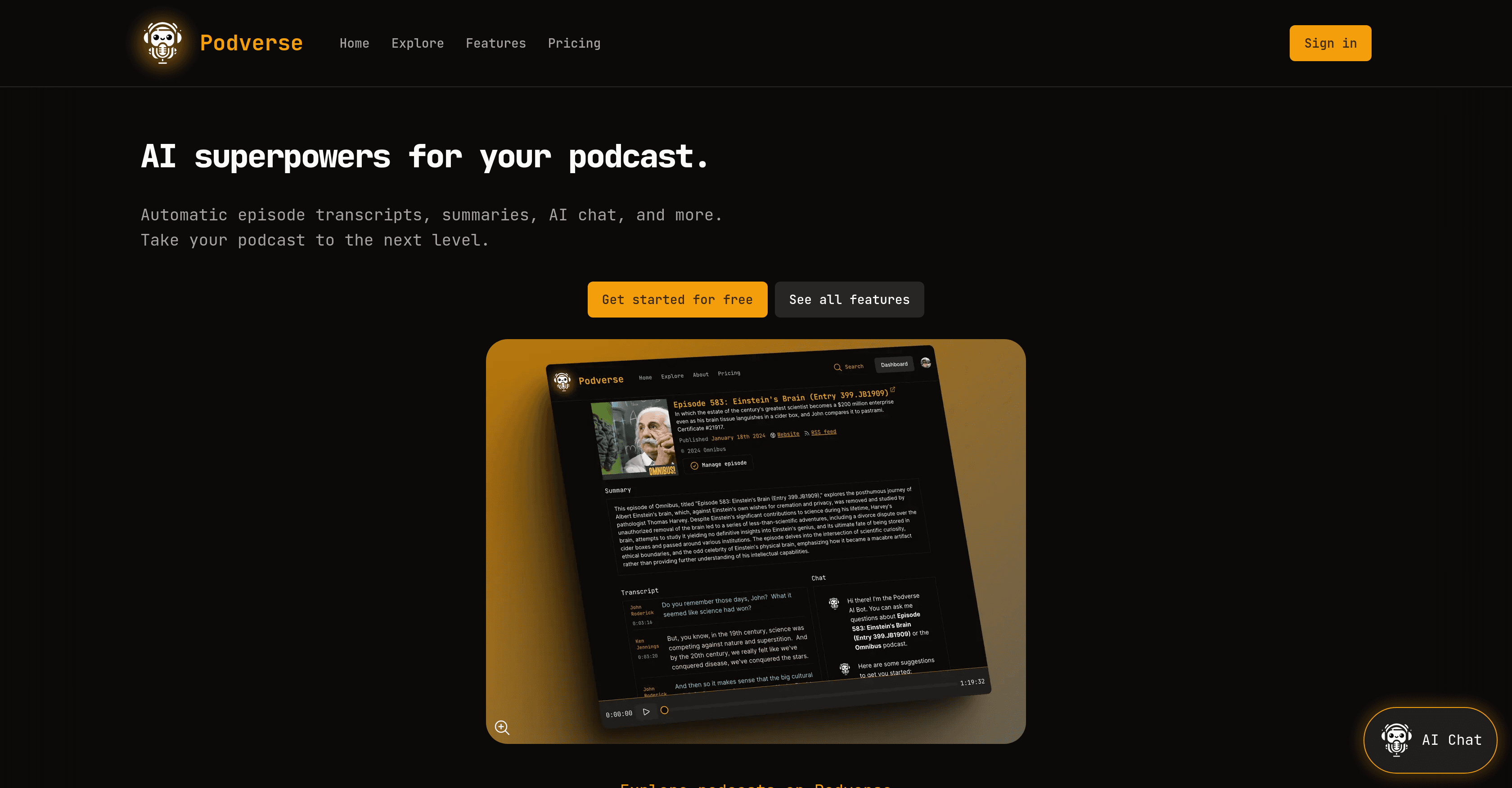 Podverse screenshot