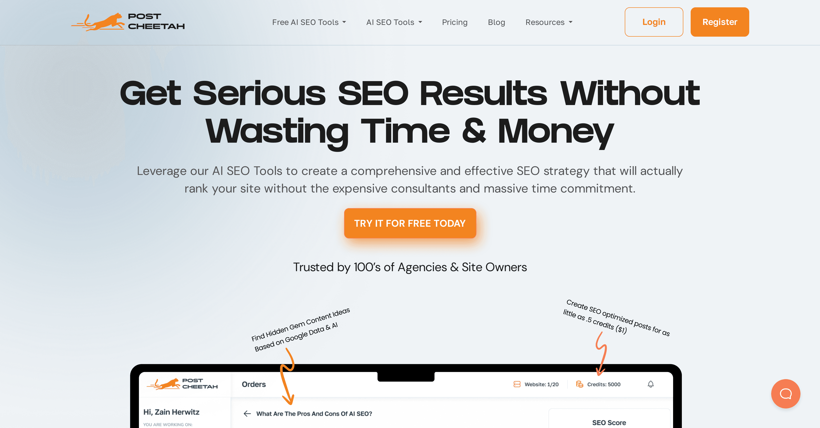 Post Cheetah screenshot