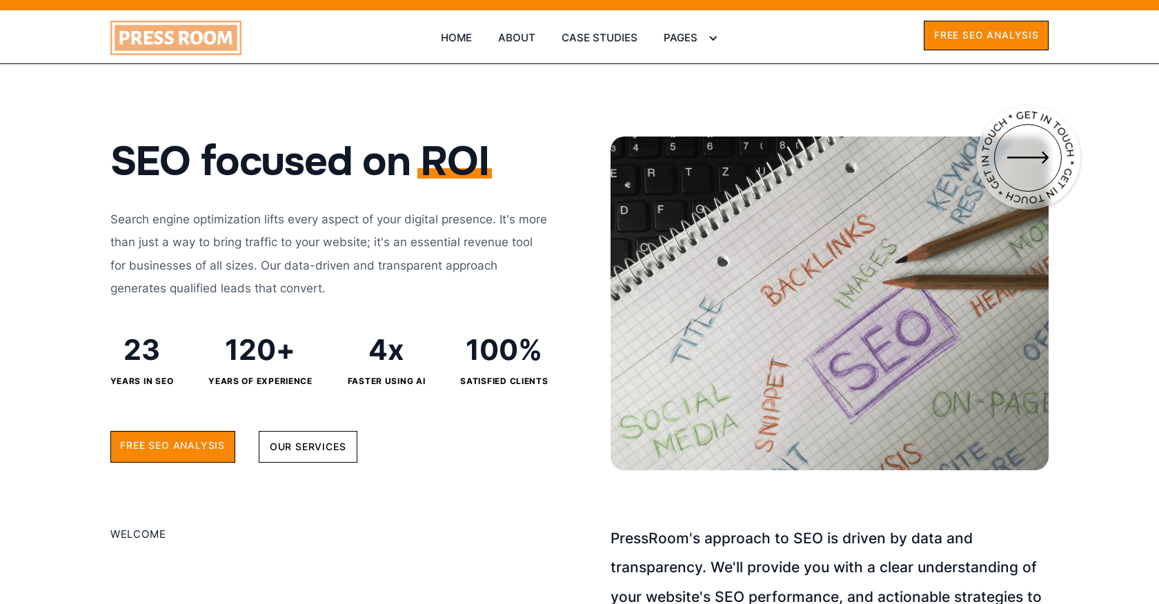 PressRoom screenshot