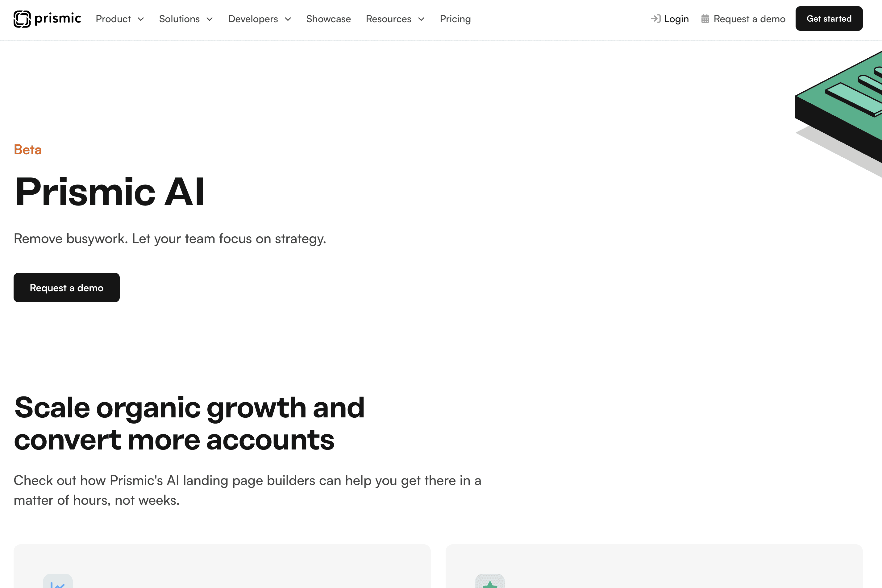 Prismic AI screenshot
