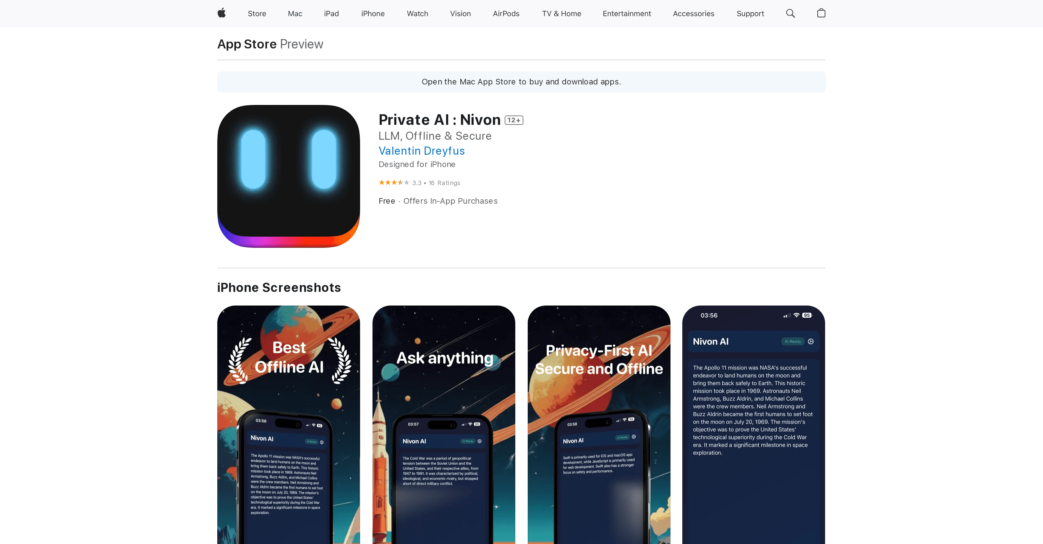 Private AI: Nivon screenshot