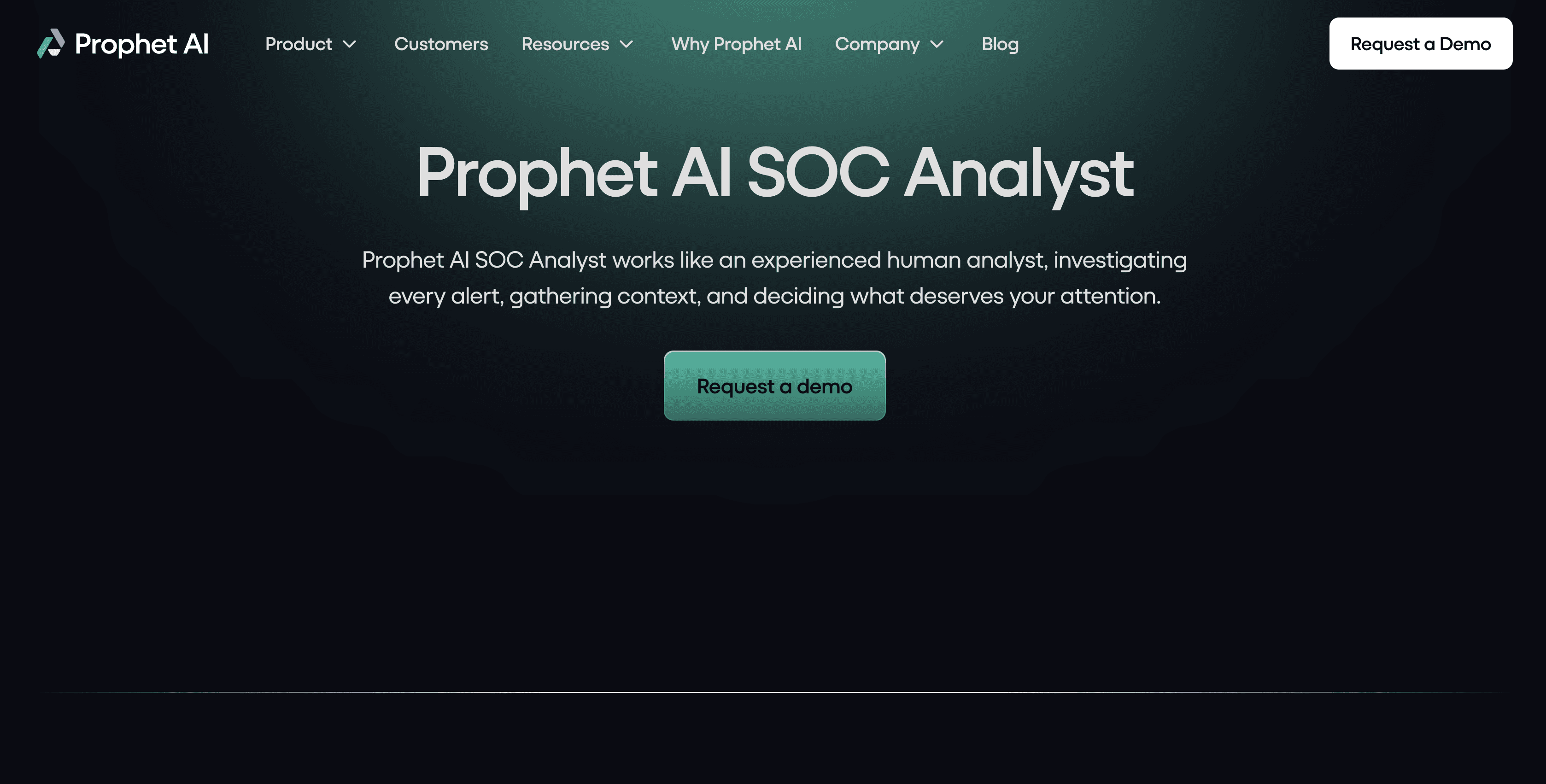 Prophet AI screenshot