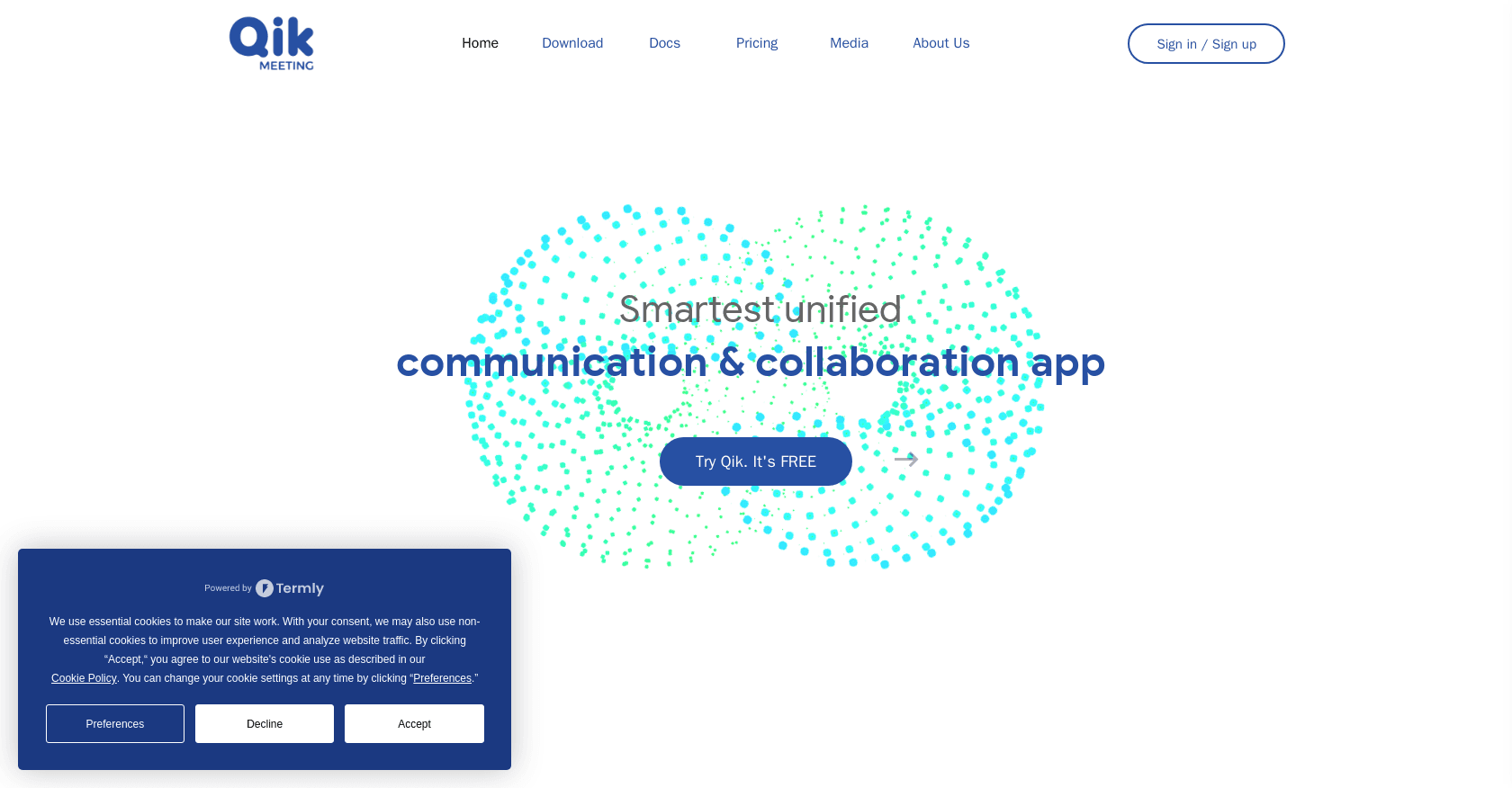 Qik Meeting screenshot