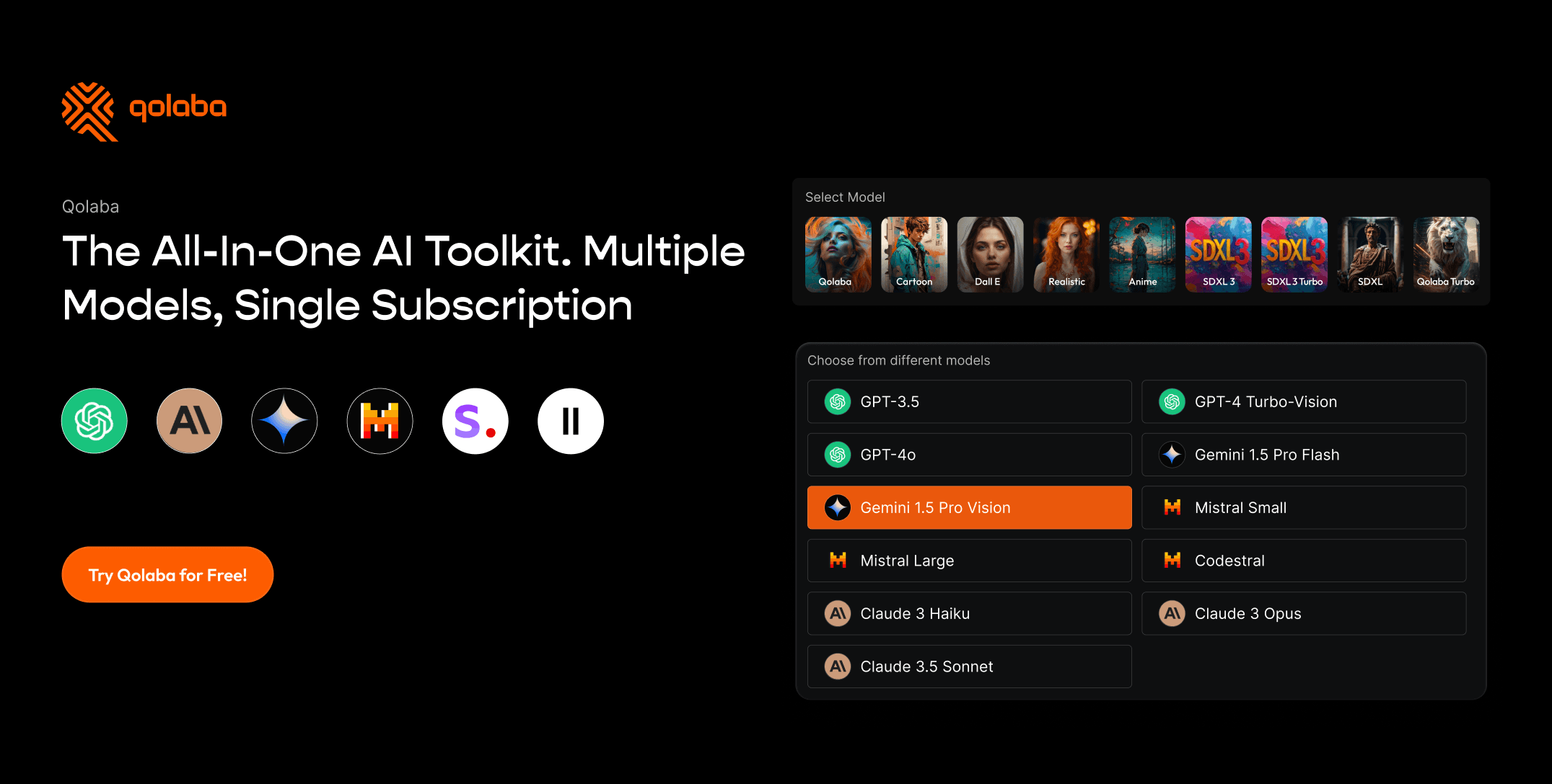 Qolaba AI screenshot