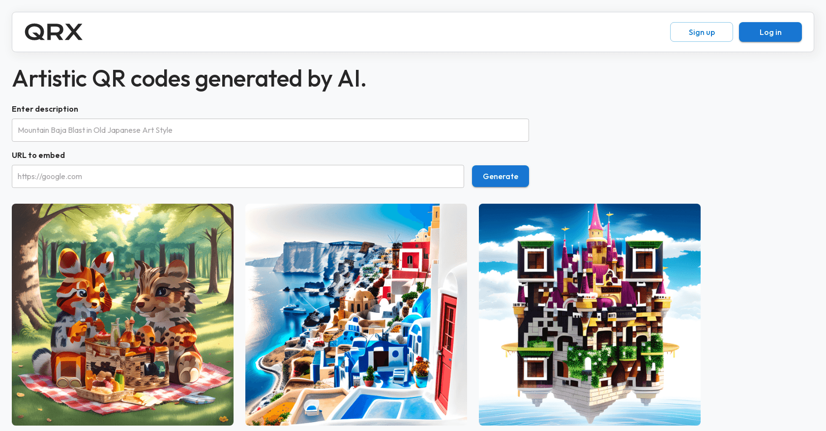 QRX Codes screenshot