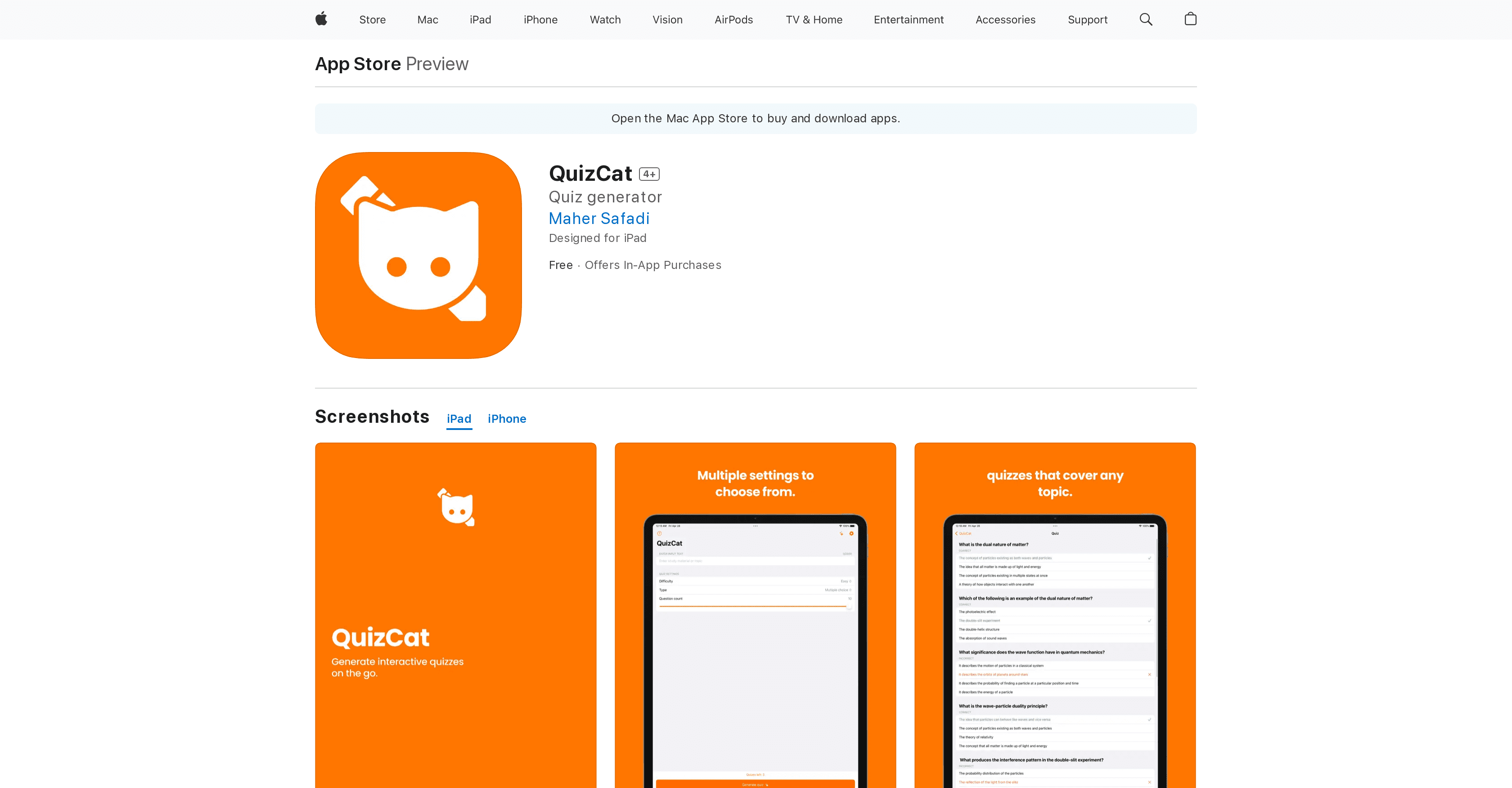 QuizCat screenshot