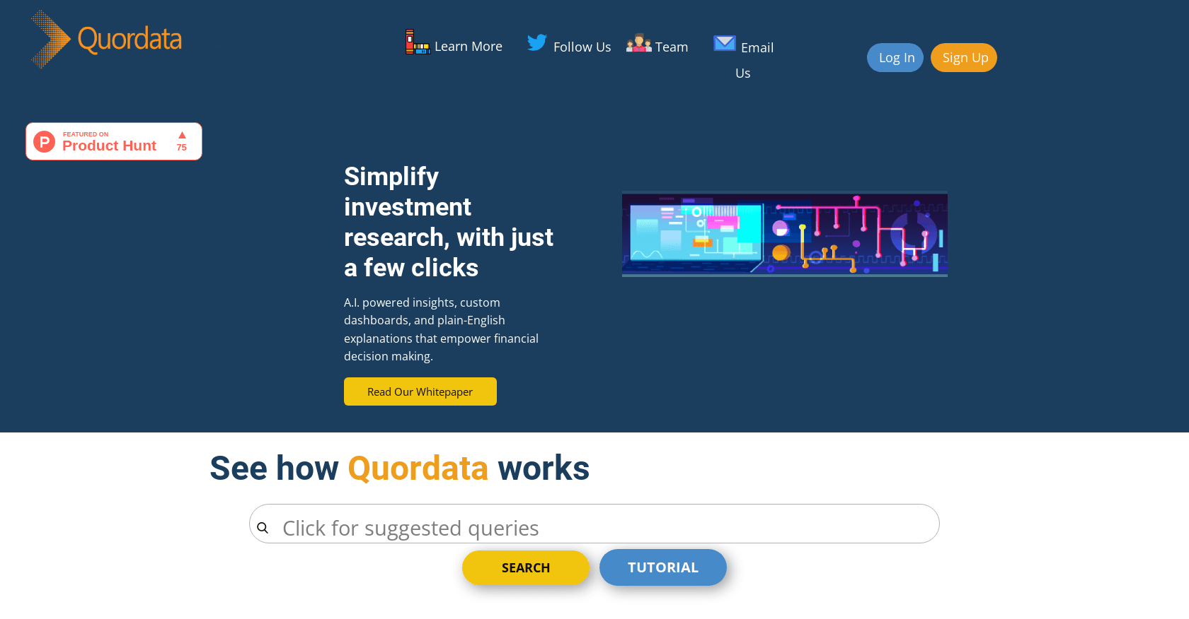 Quordata screenshot