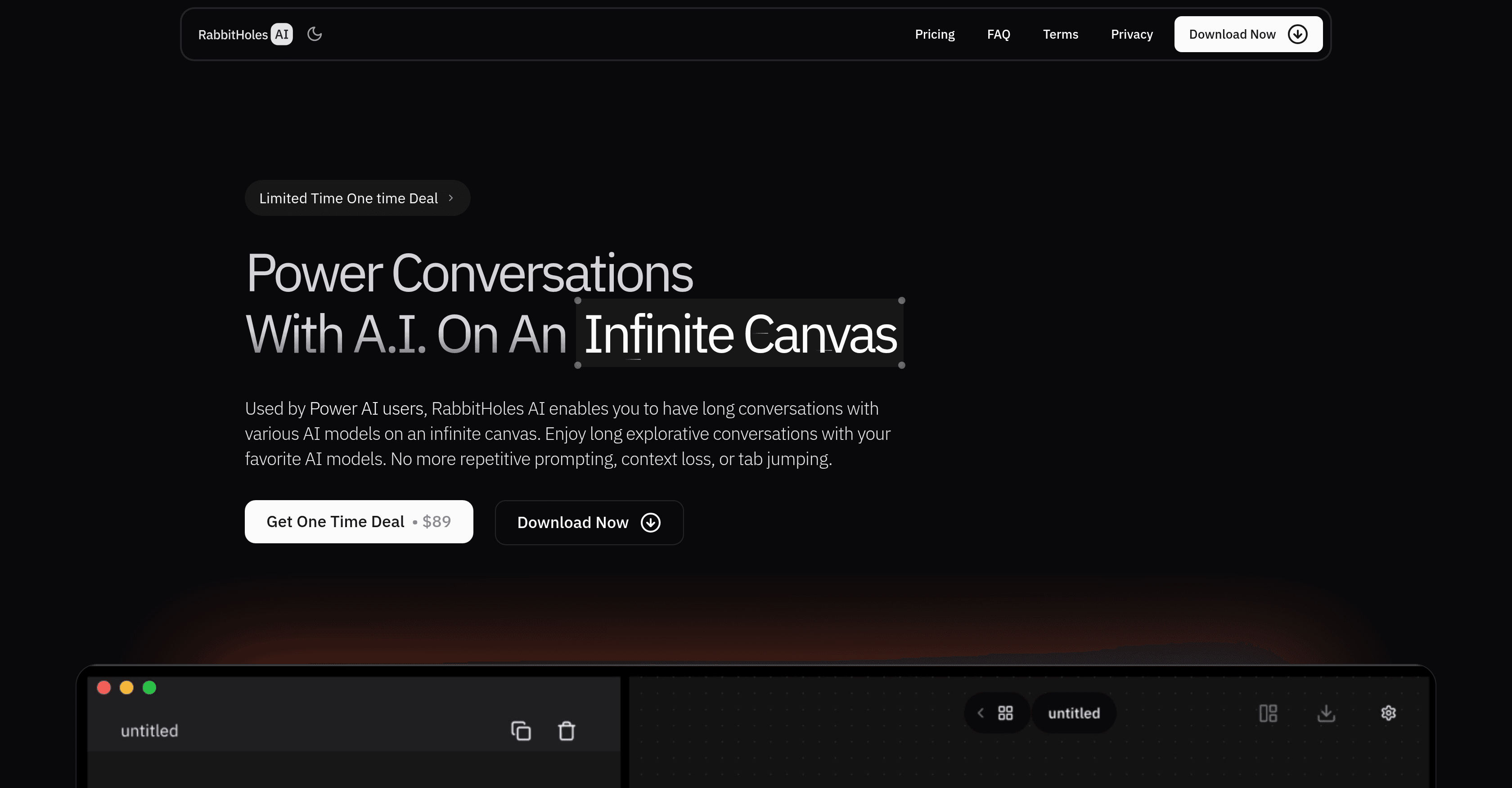 Rabbitholes AI screenshot