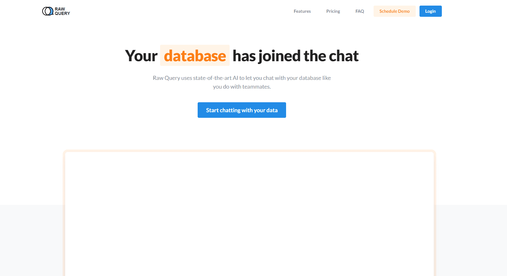 Raw Query screenshot