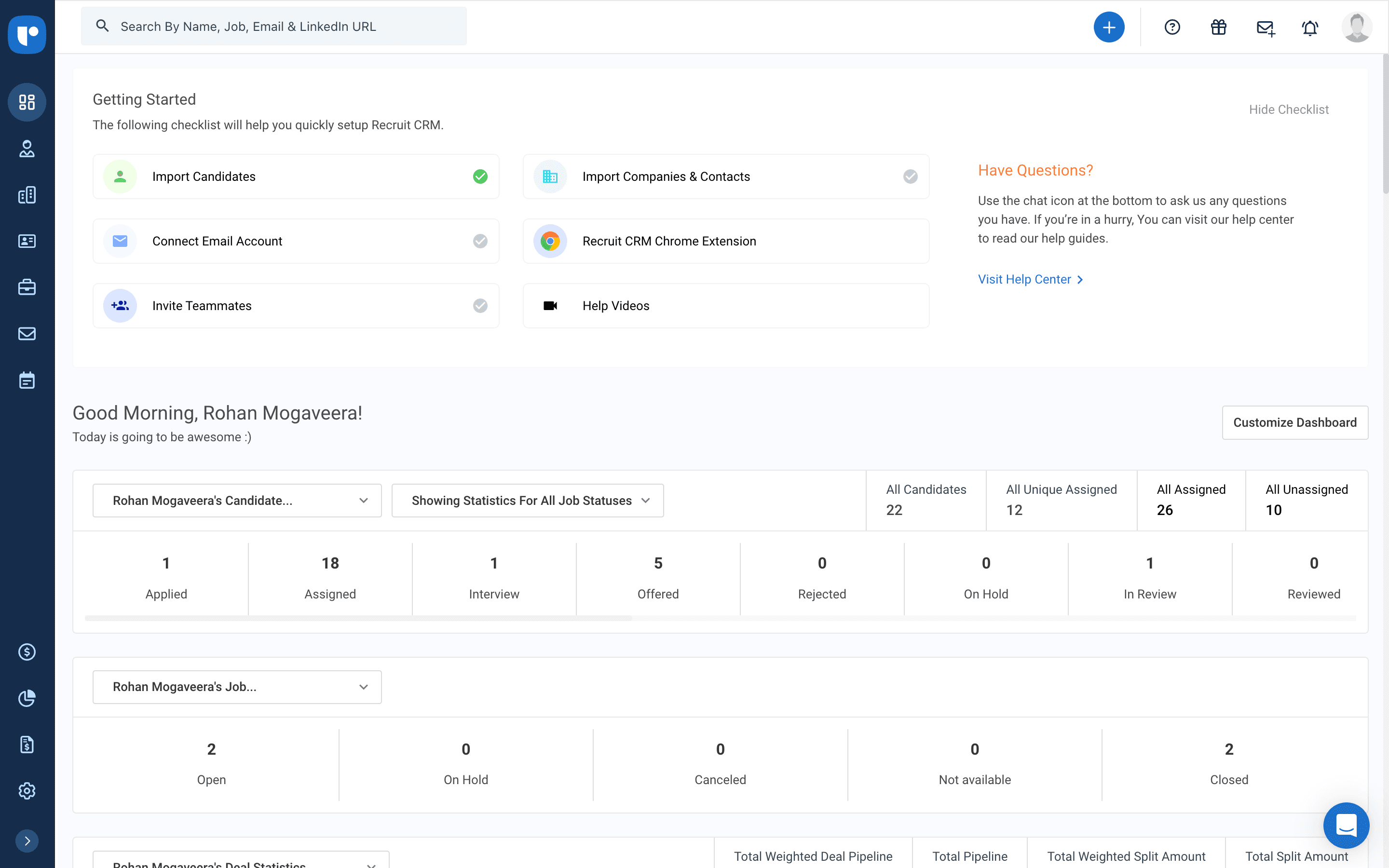 Recruit CRM screenshot