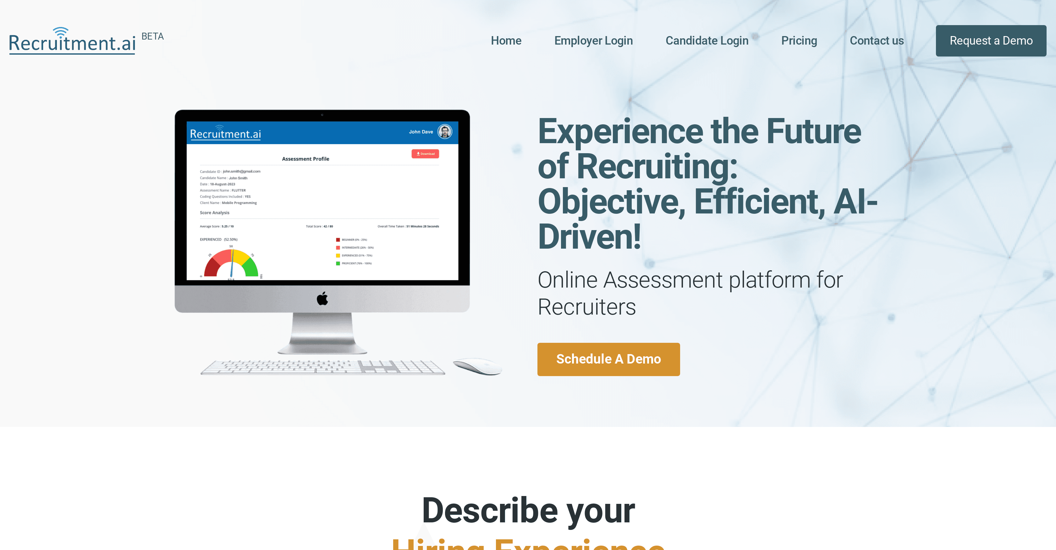 Recruitment AI screenshot