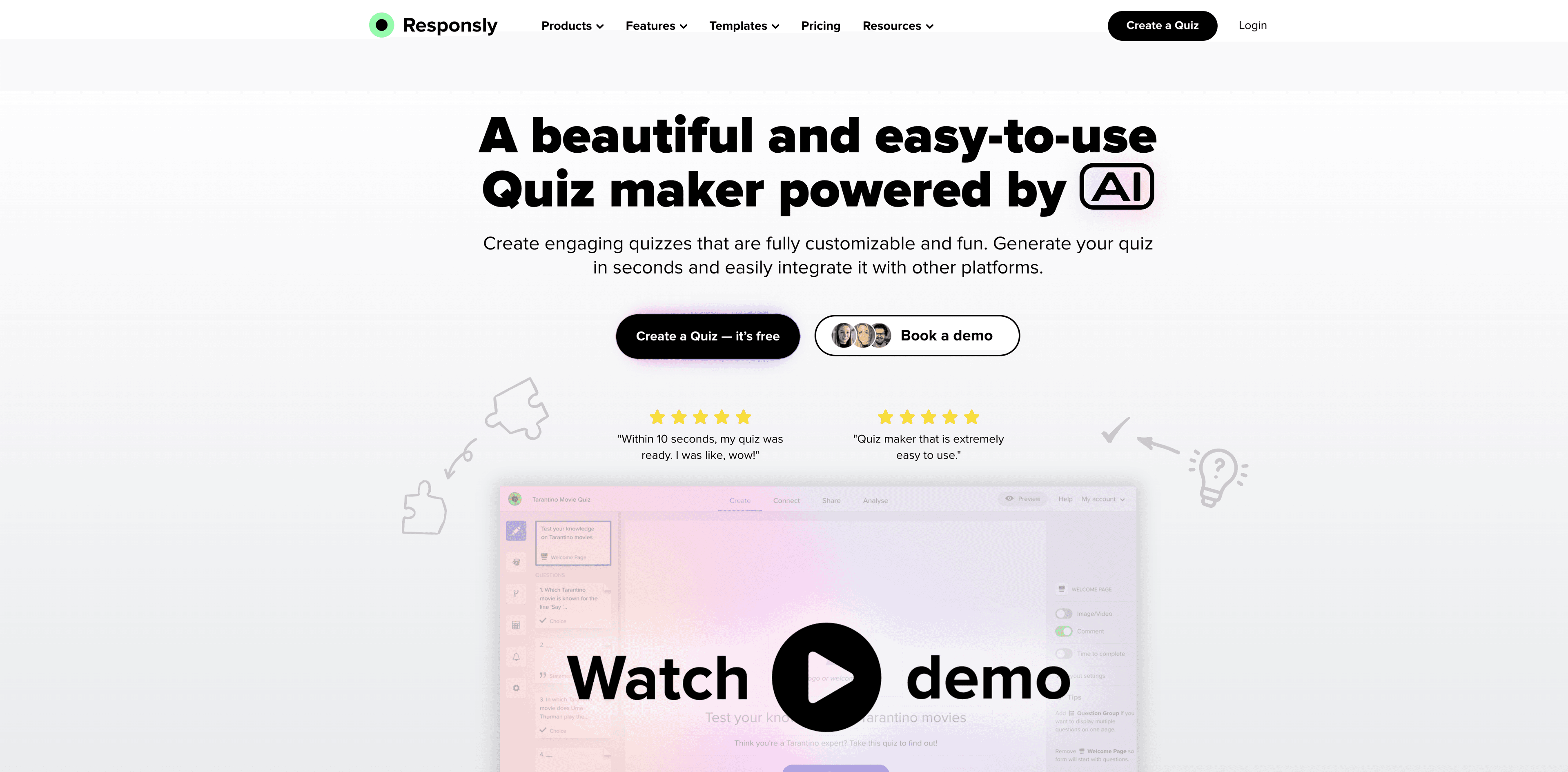 Responsly screenshot