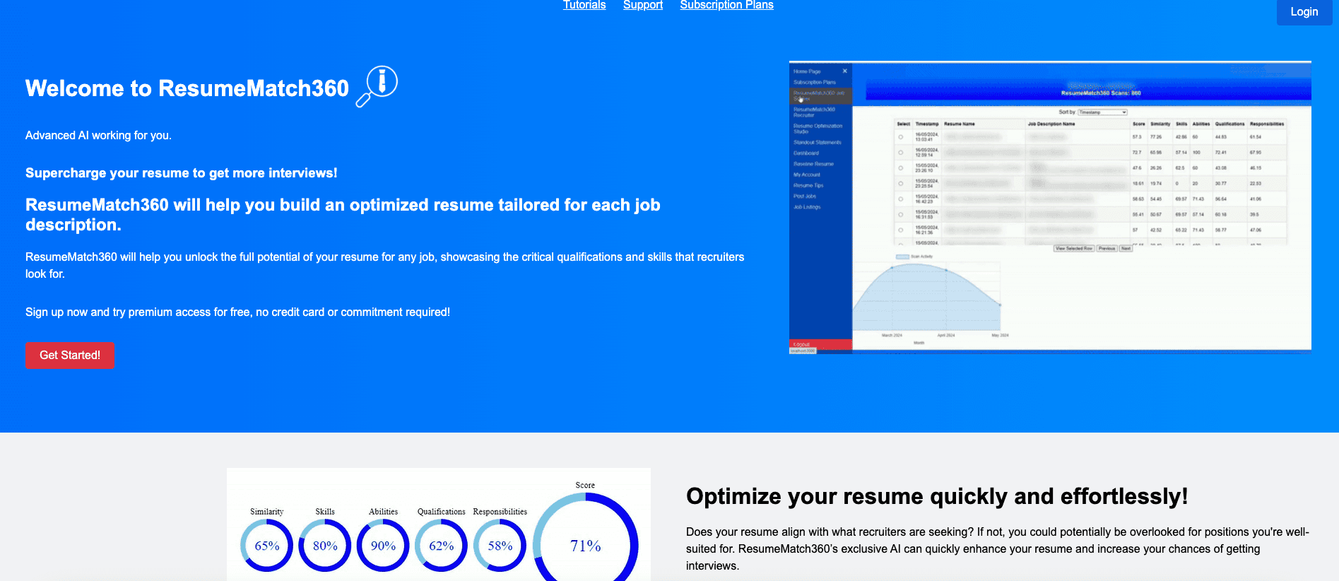 ResumeMatch360 screenshot