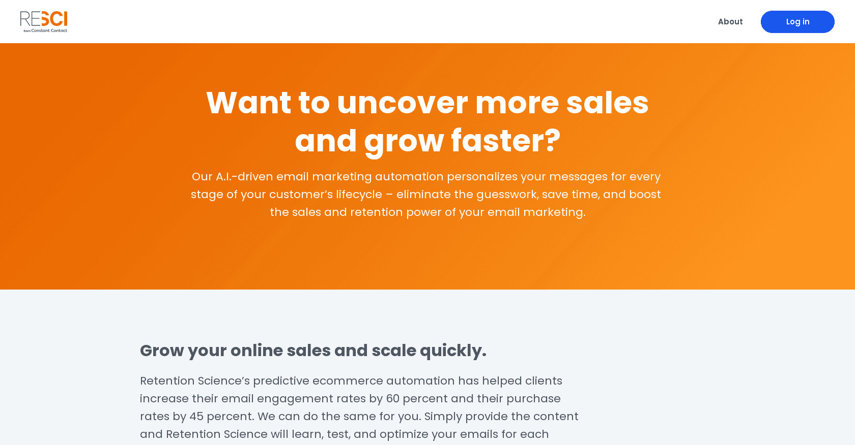 Retentionscience screenshot