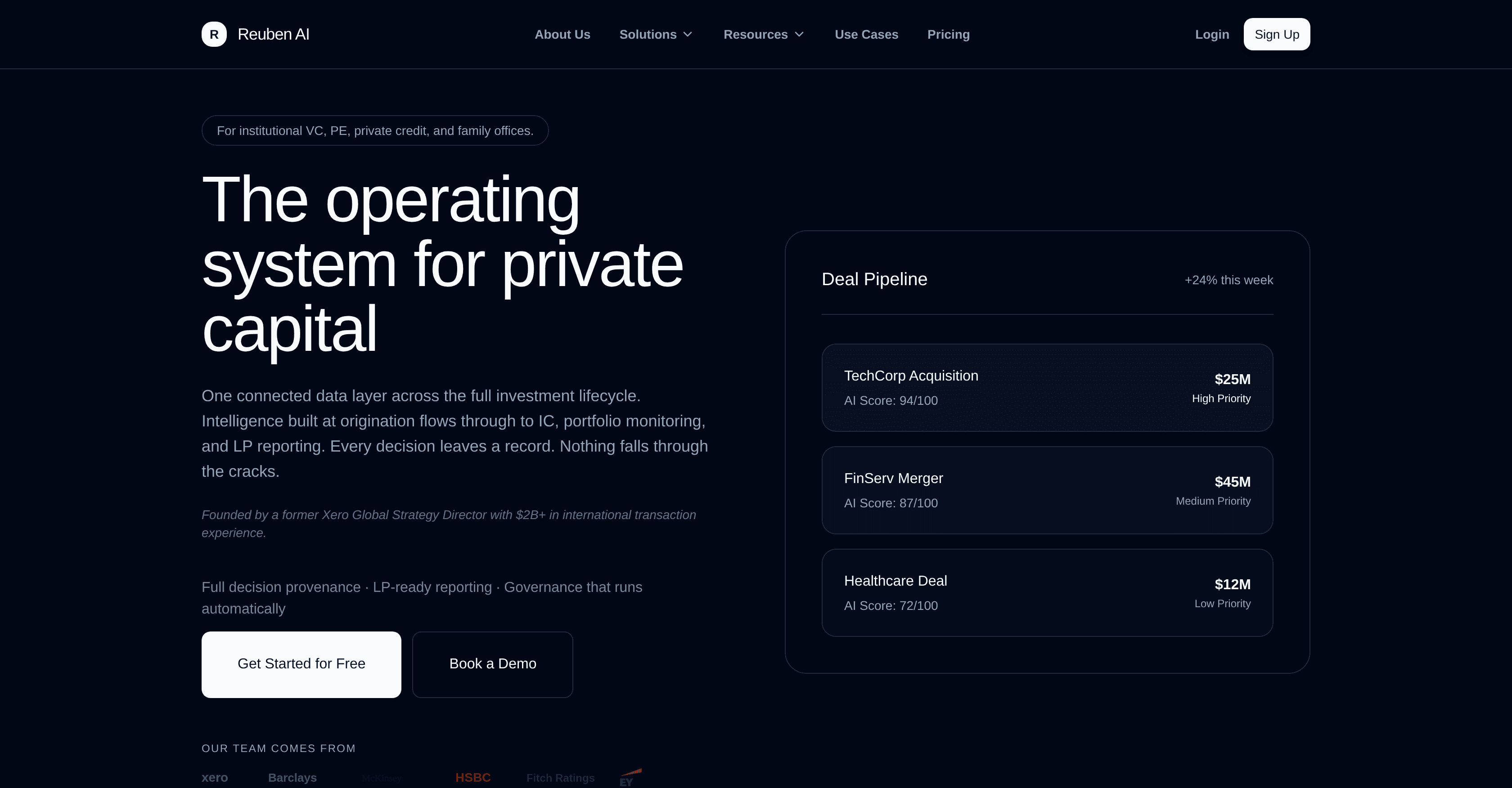 Reuben AI screenshot