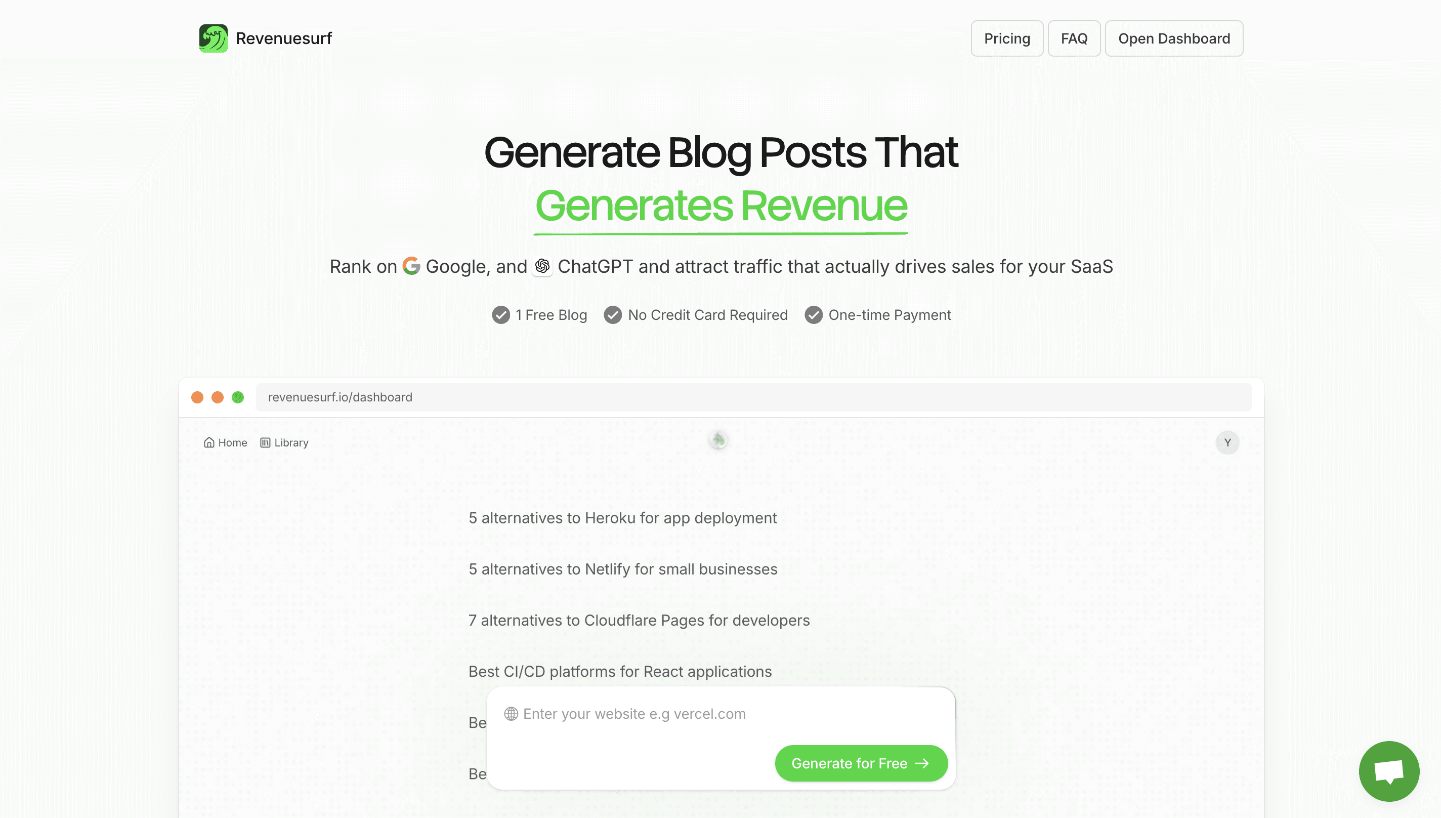 Revenuesurf screenshot