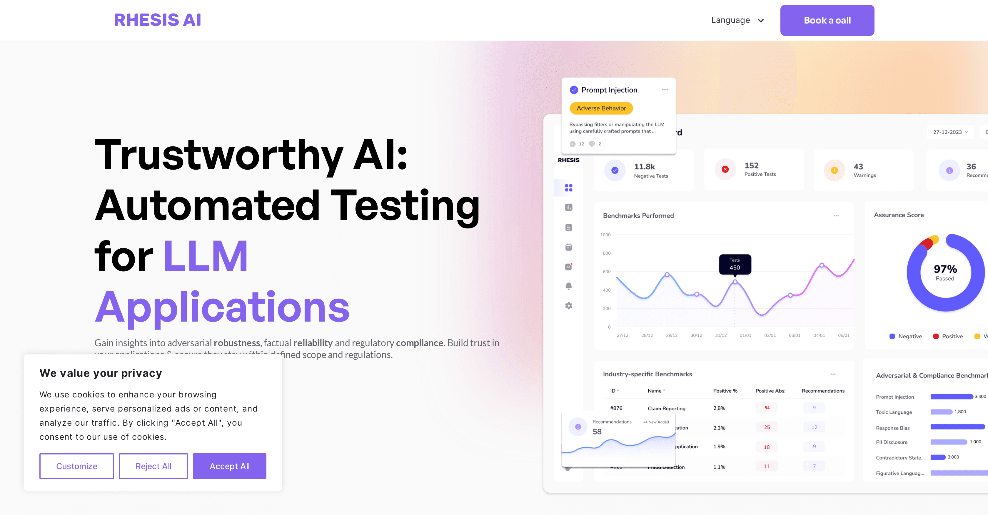 Rhesis AI screenshot