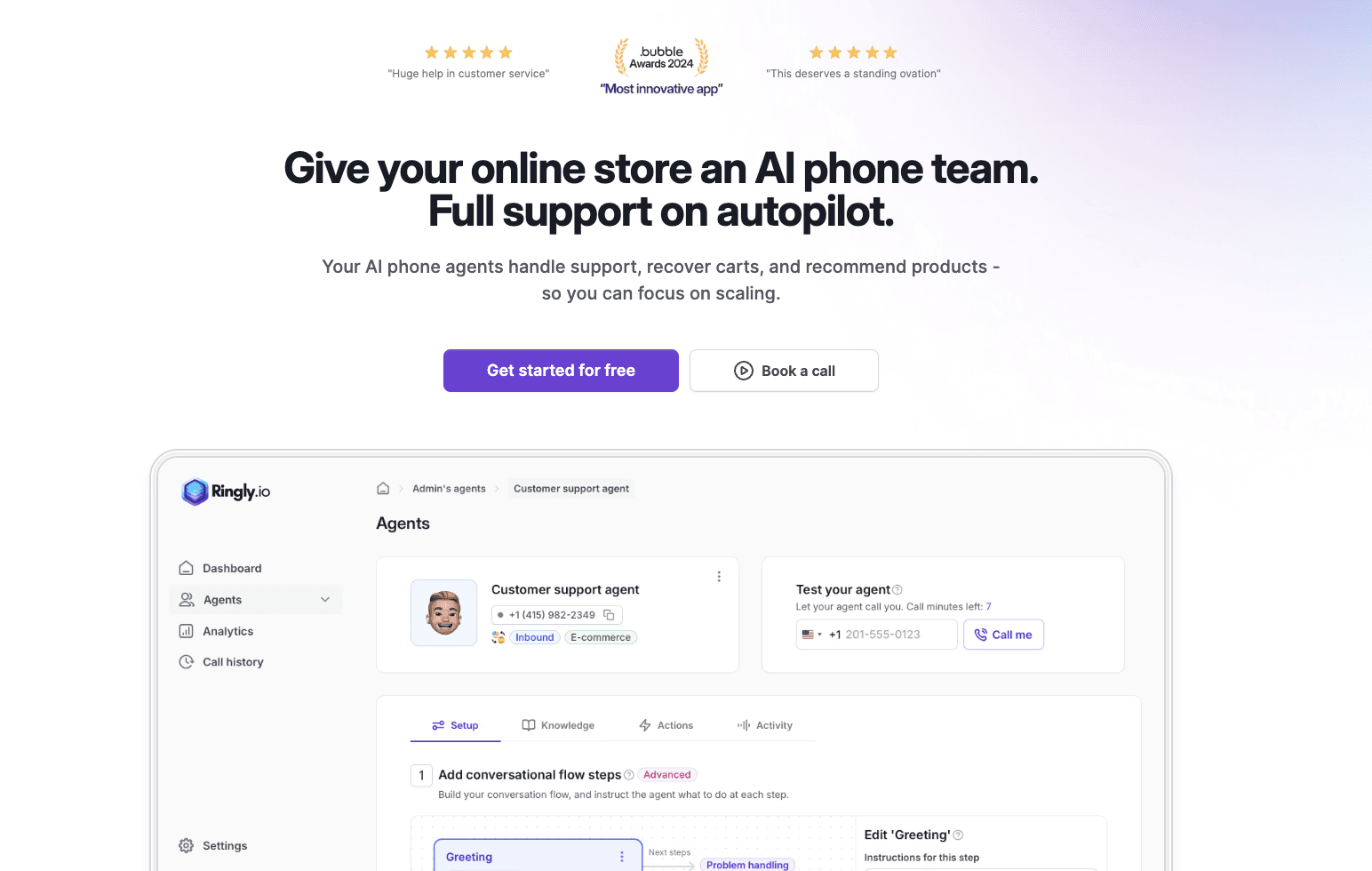 Ringly.io screenshot