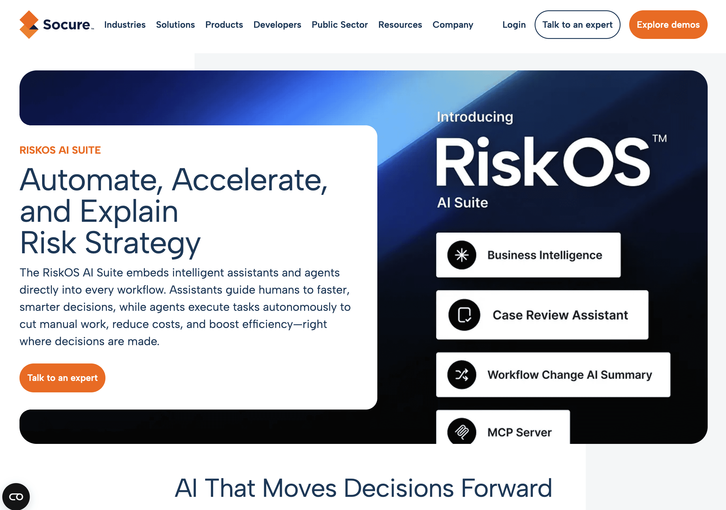 RiskOS AI Suite screenshot
