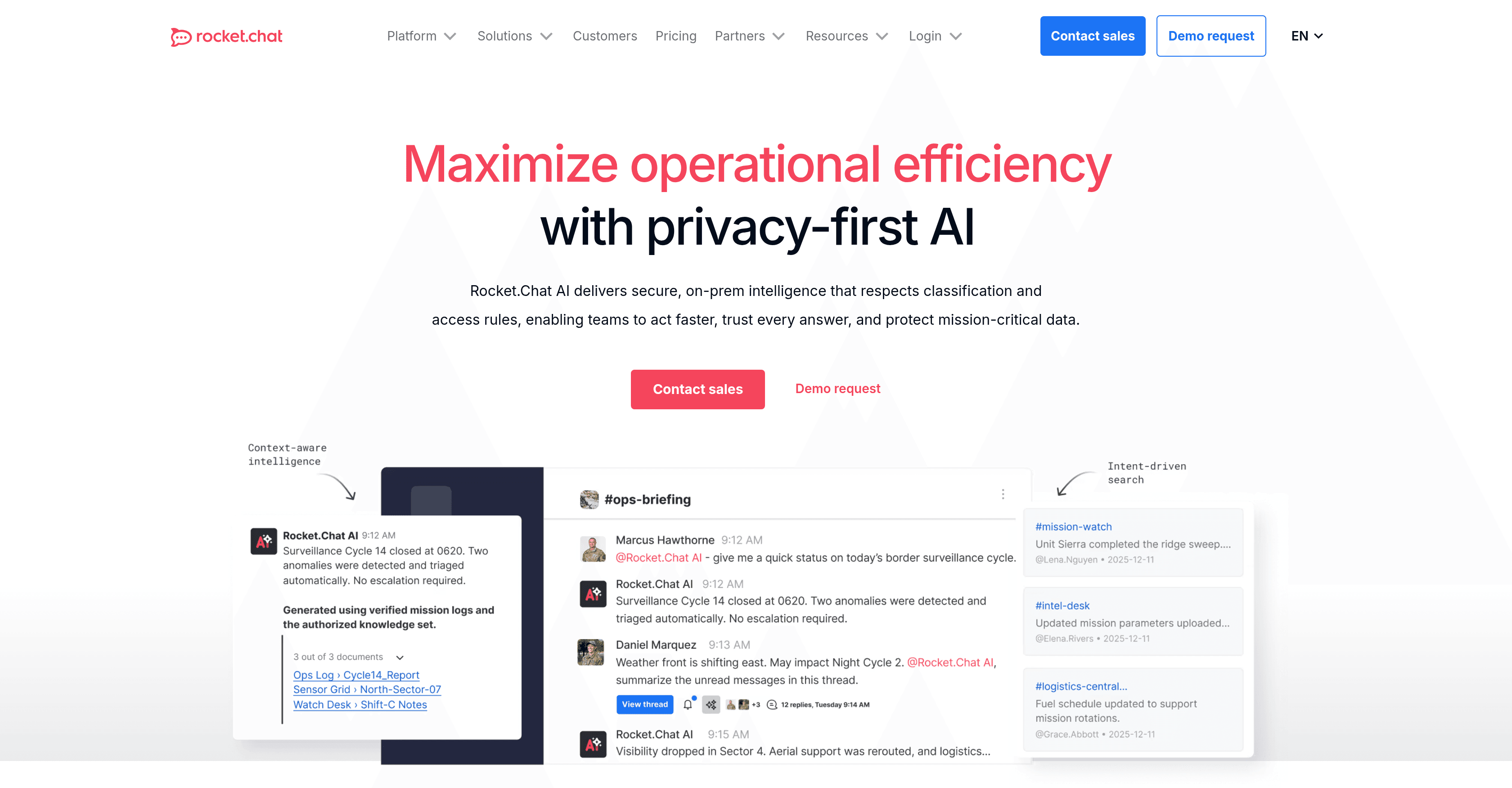 Rocket.Chat AI screenshot