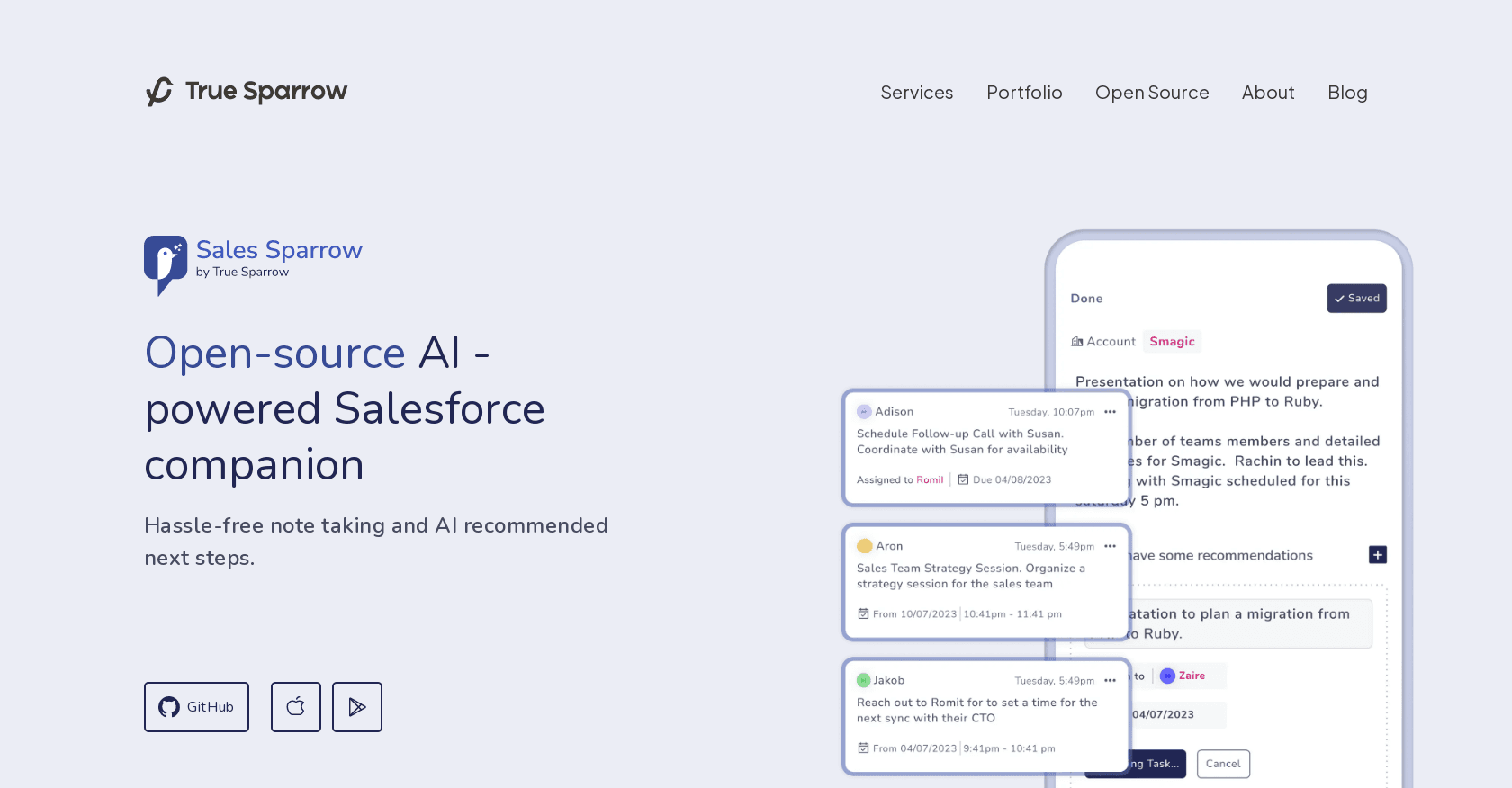 Sales Sparrow screenshot