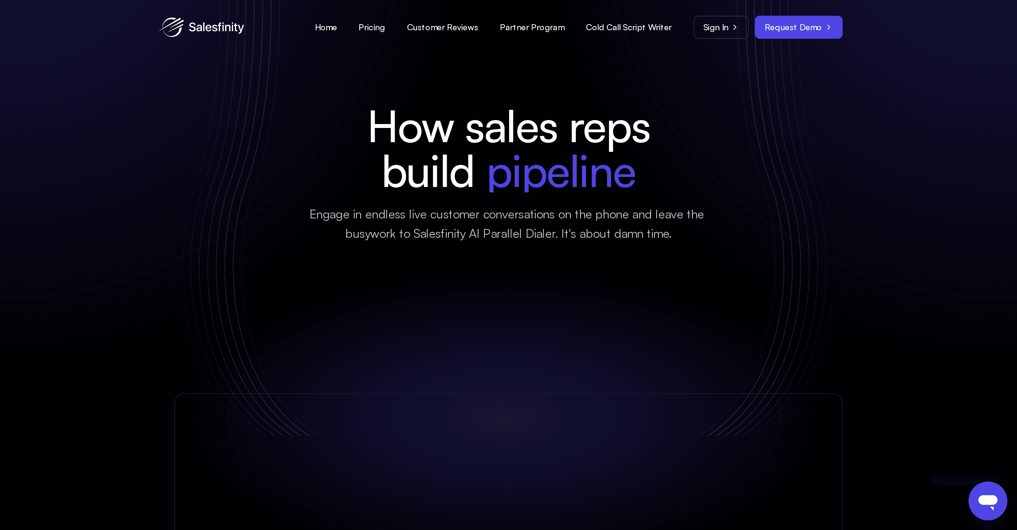Salesfinity screenshot