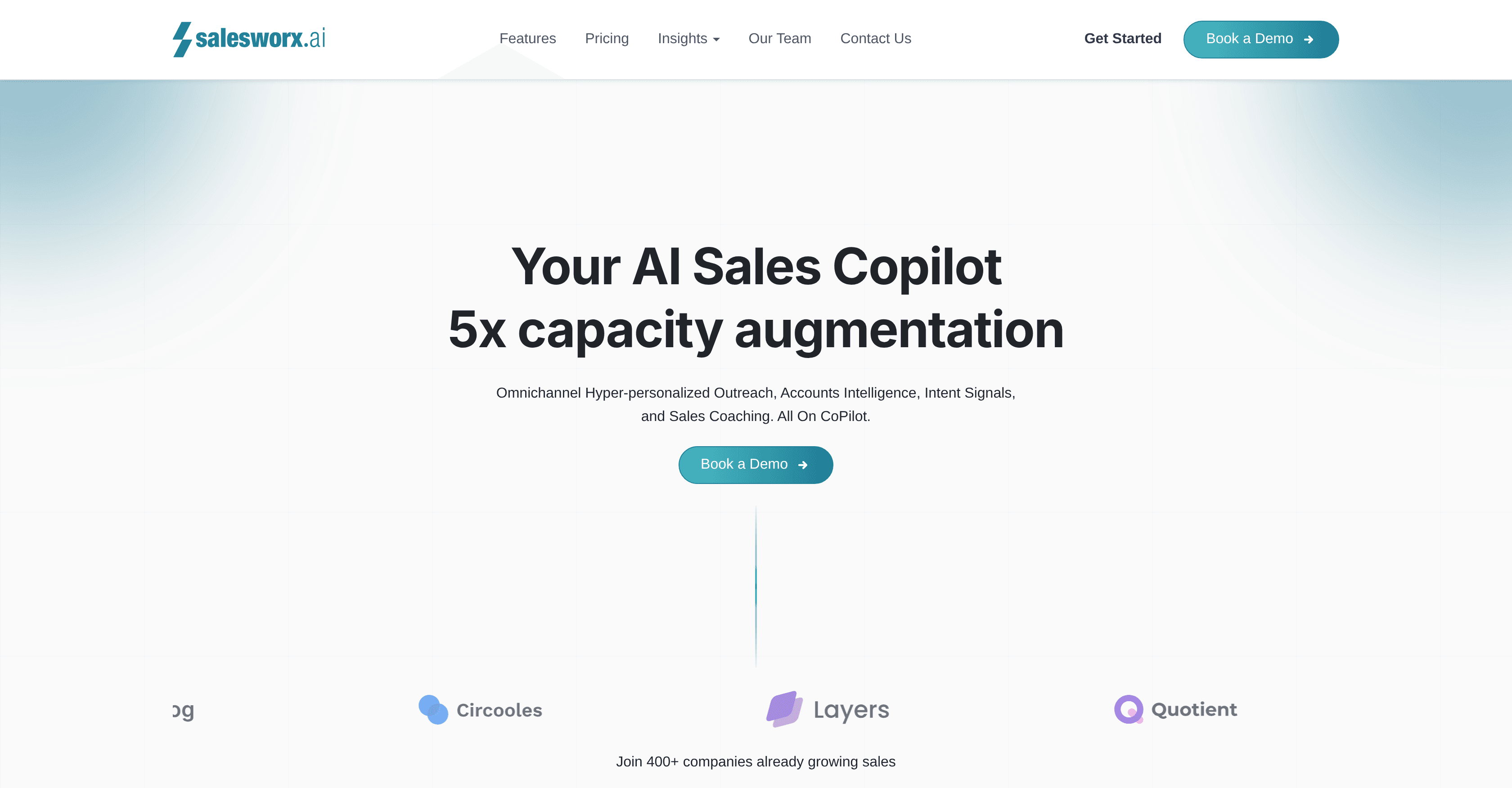 Salesworx.ai screenshot