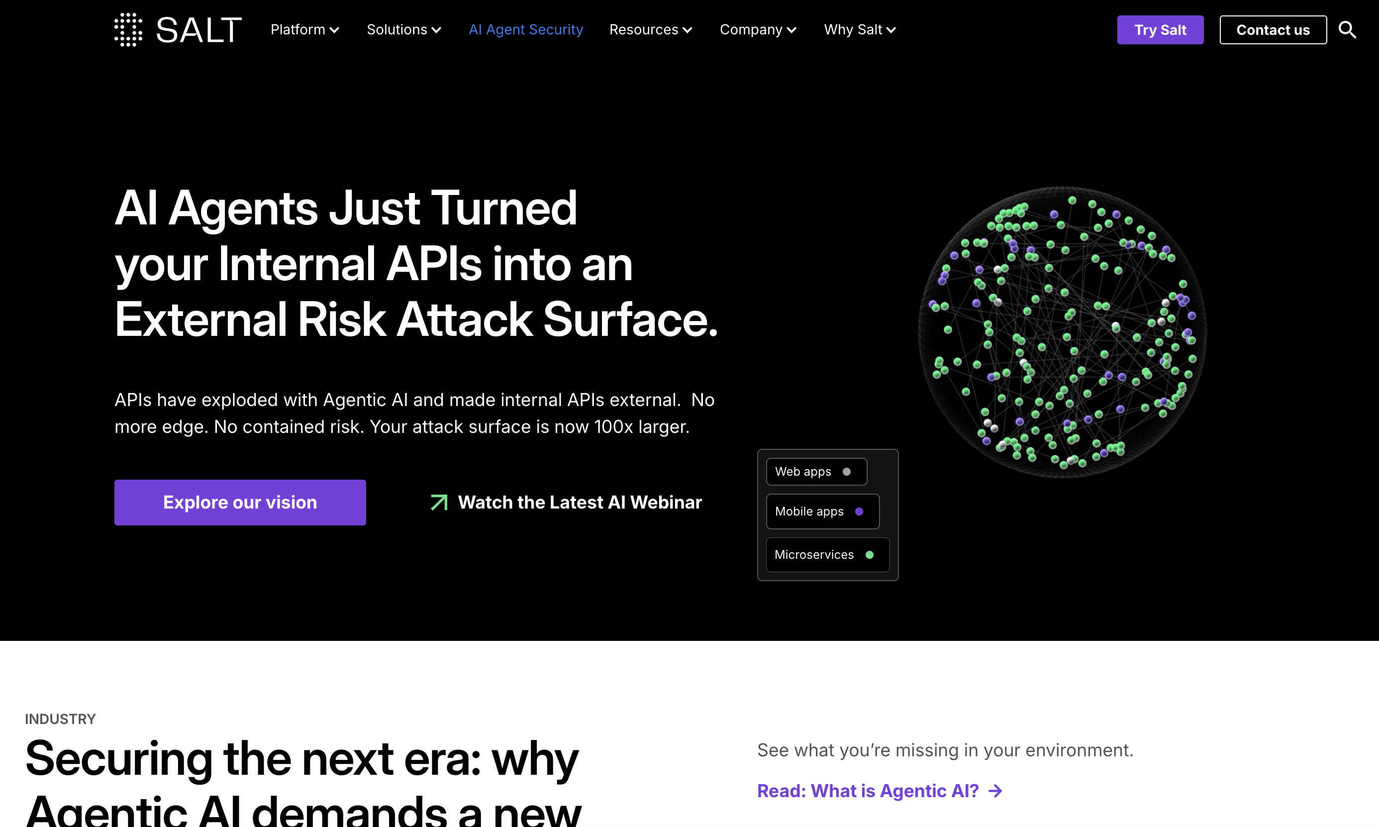 Salt Security screenshot