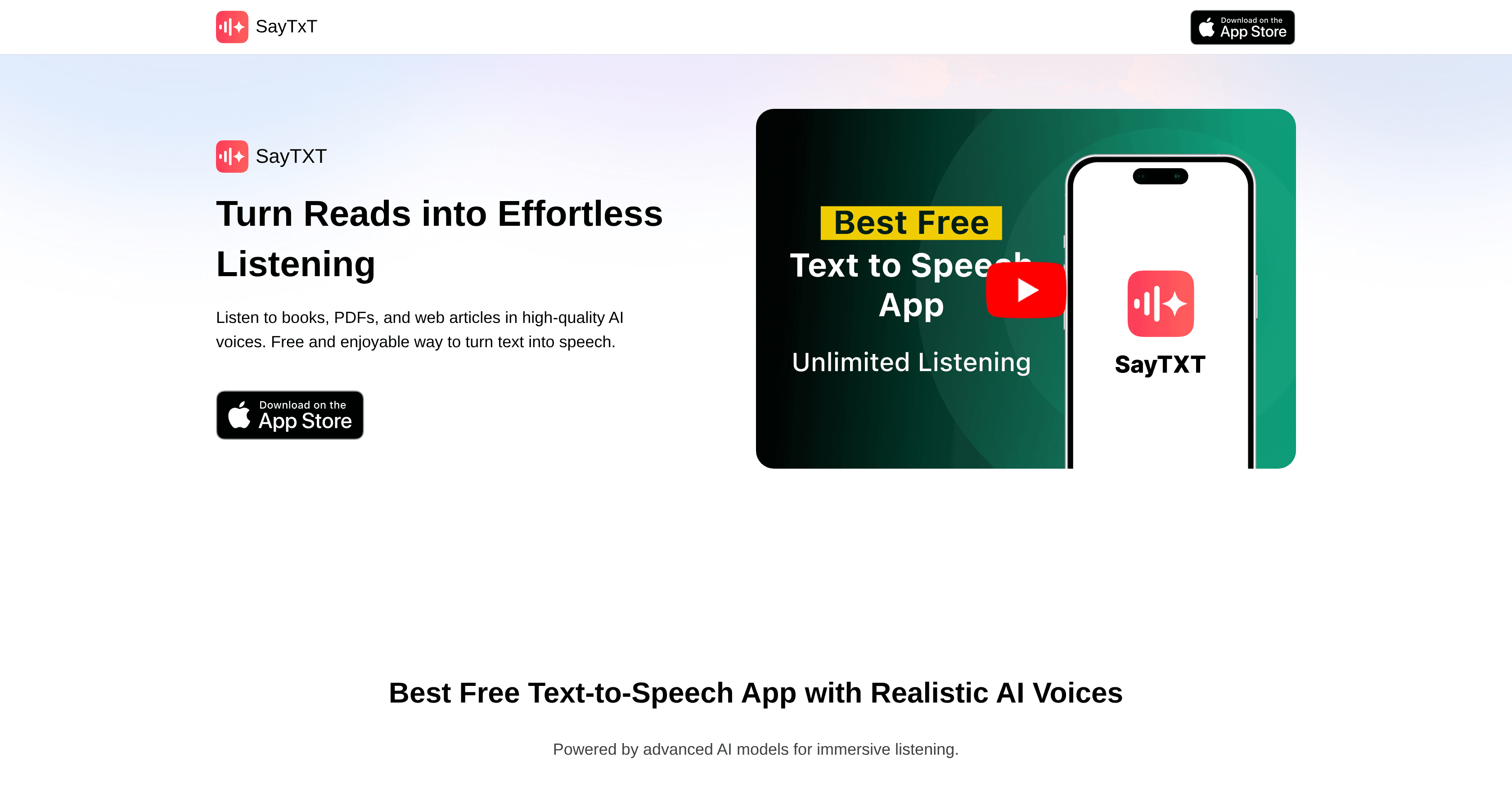 SayTxT by PDFgear screenshot