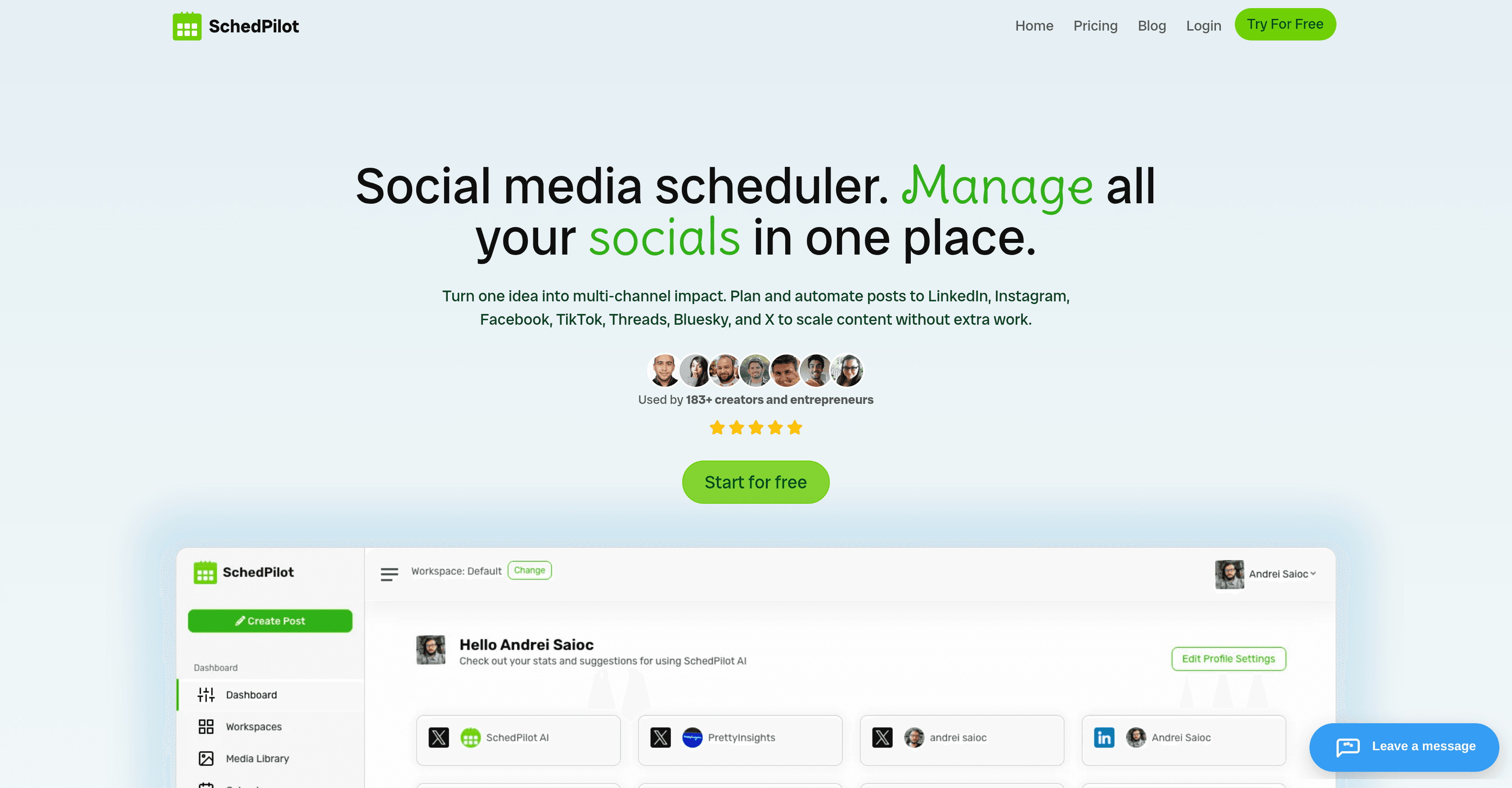 PostCraftAI screenshot