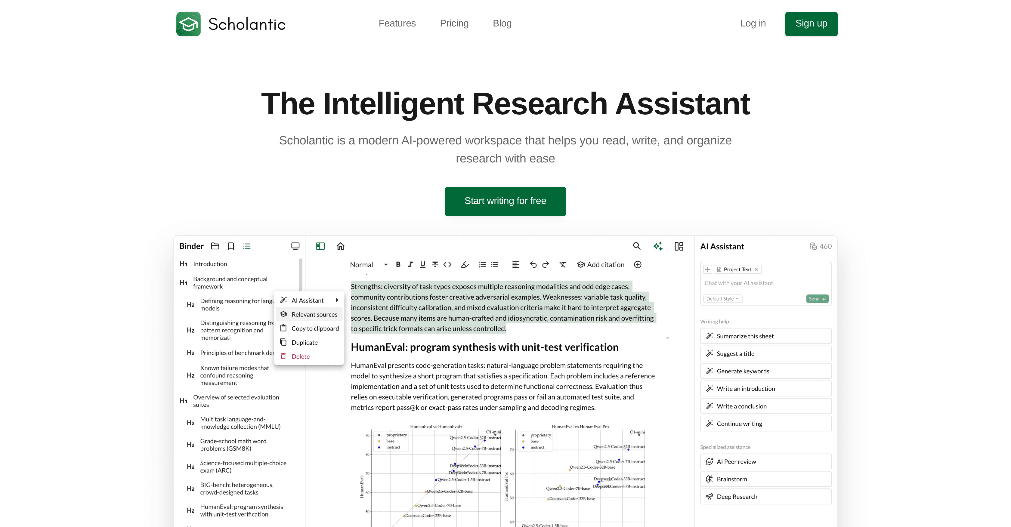 Scholantic screenshot