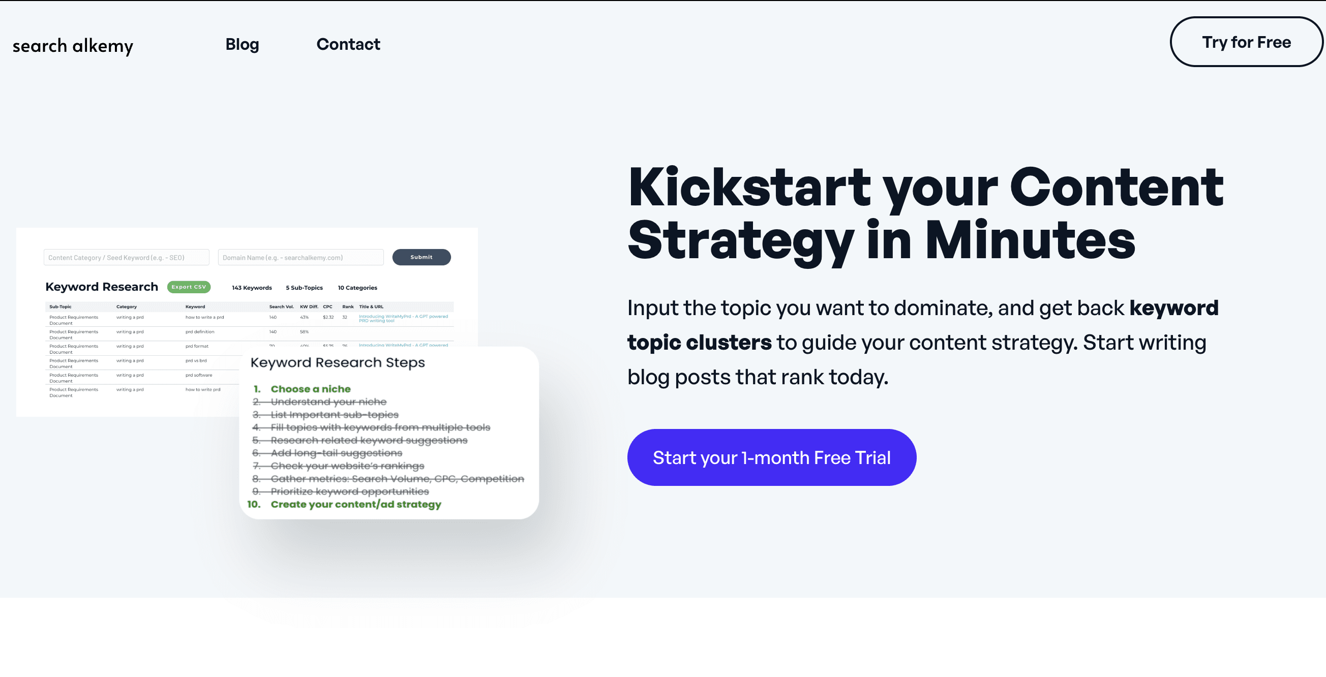 Search Alkemy screenshot