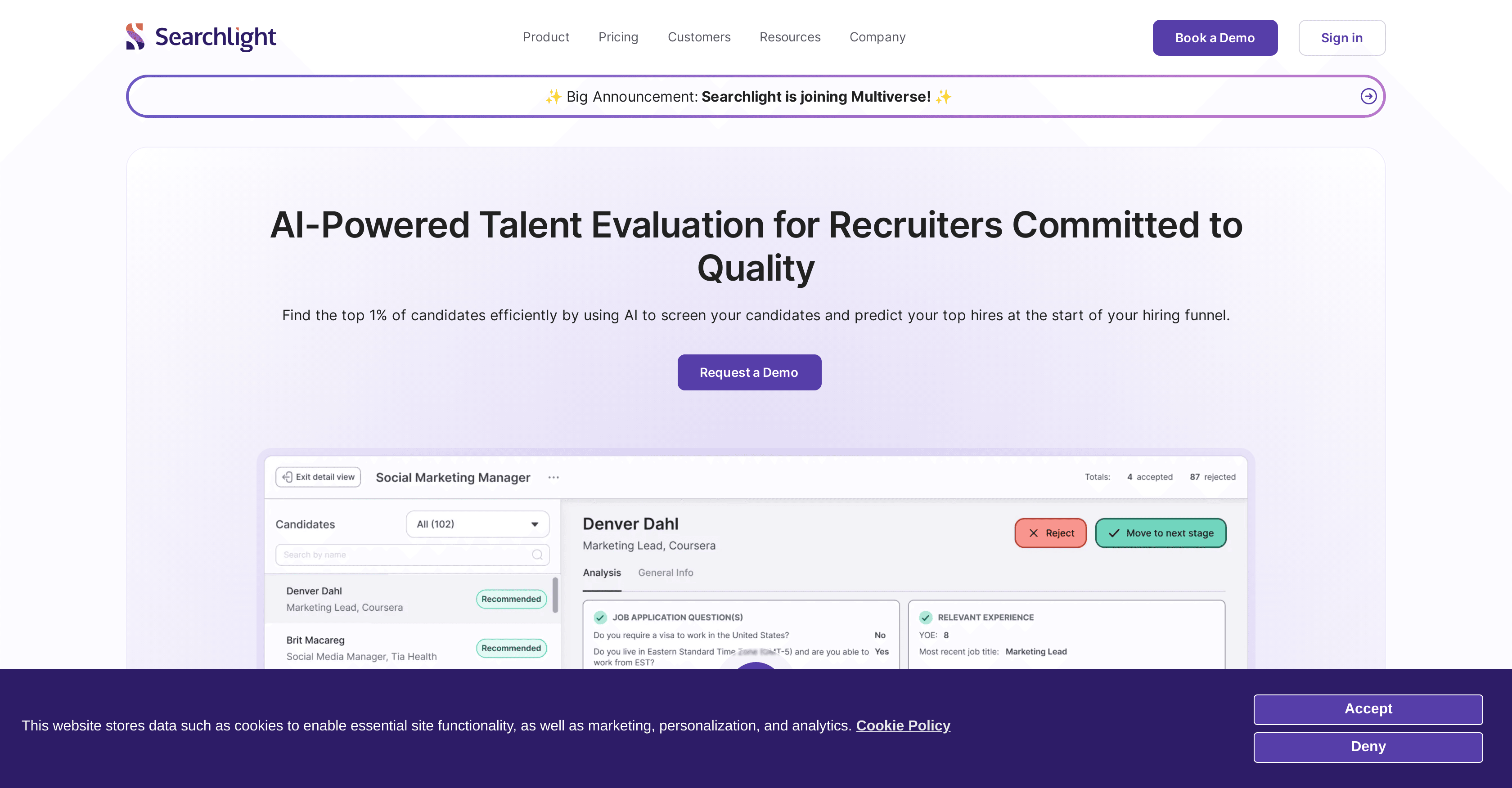 Searchlight screenshot