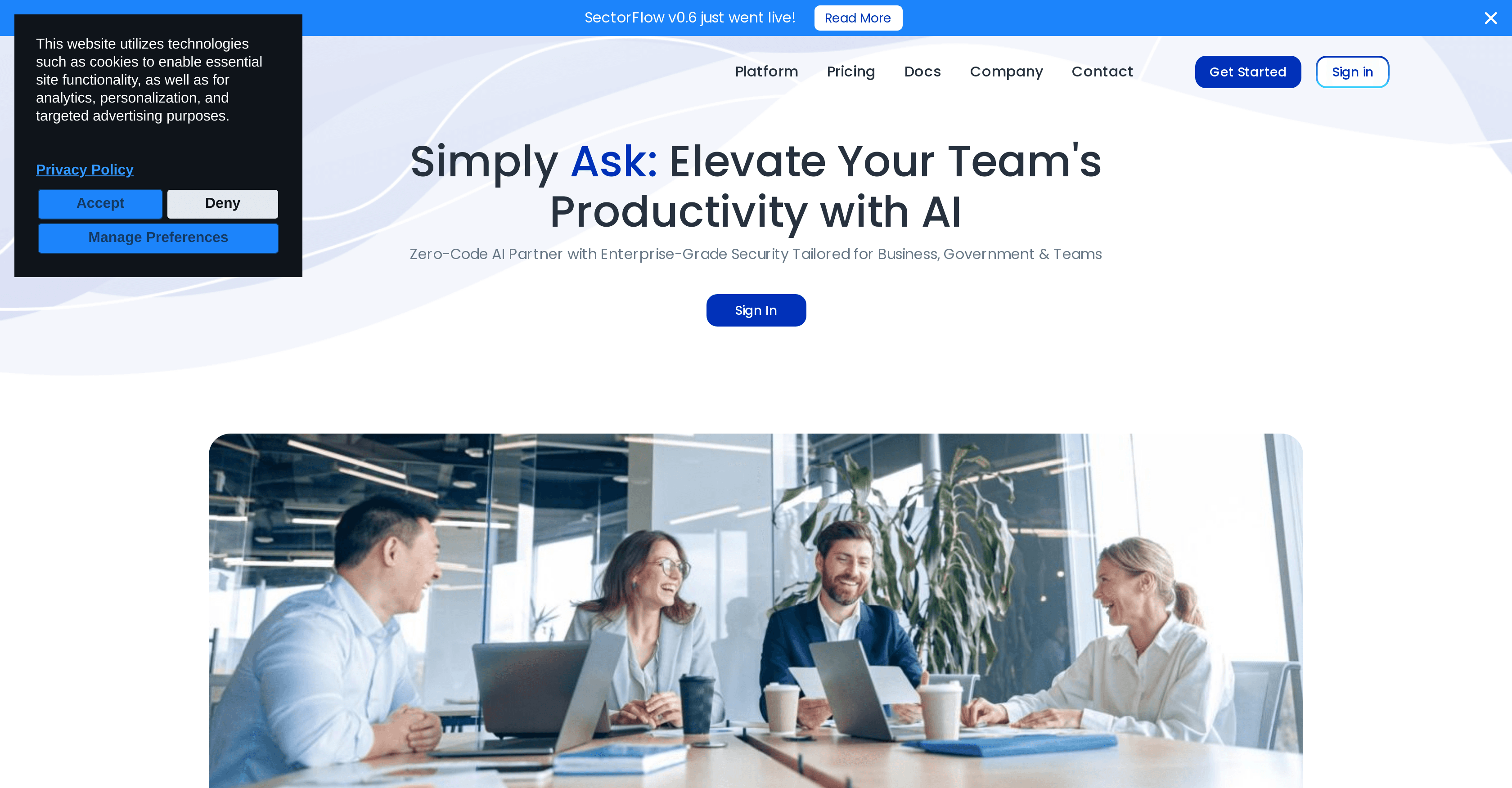 SectorFlow screenshot