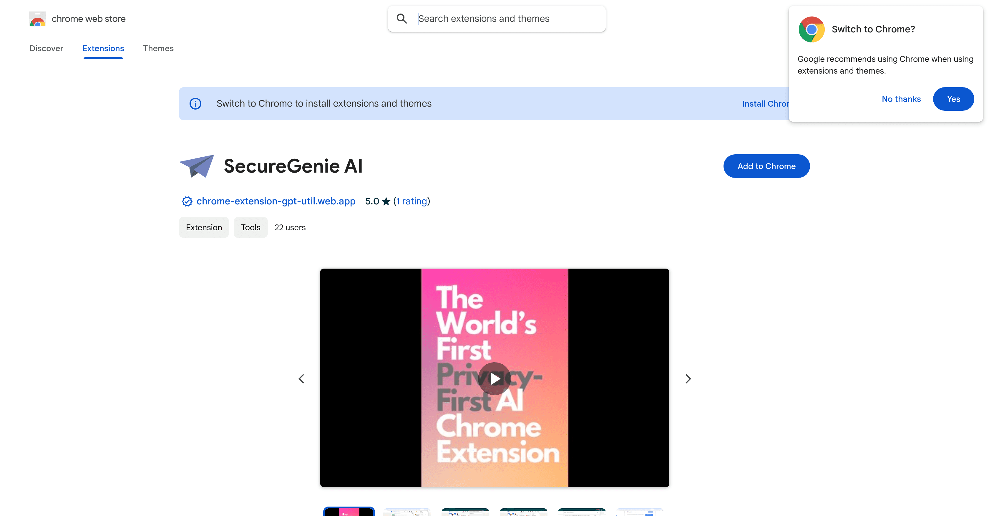 SecureGenie AI screenshot