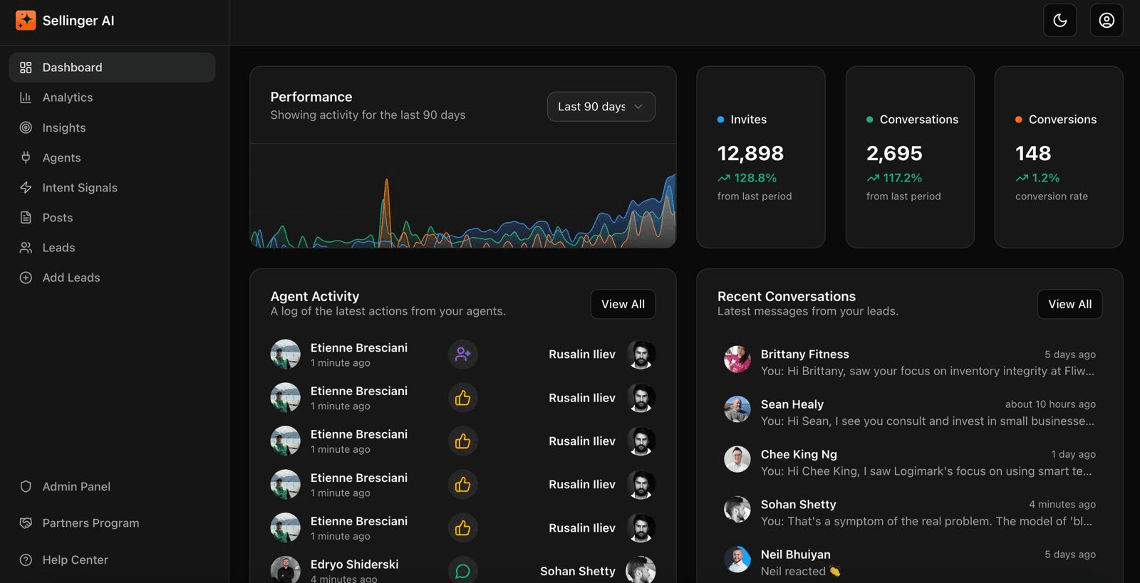 Sellinger AI screenshot