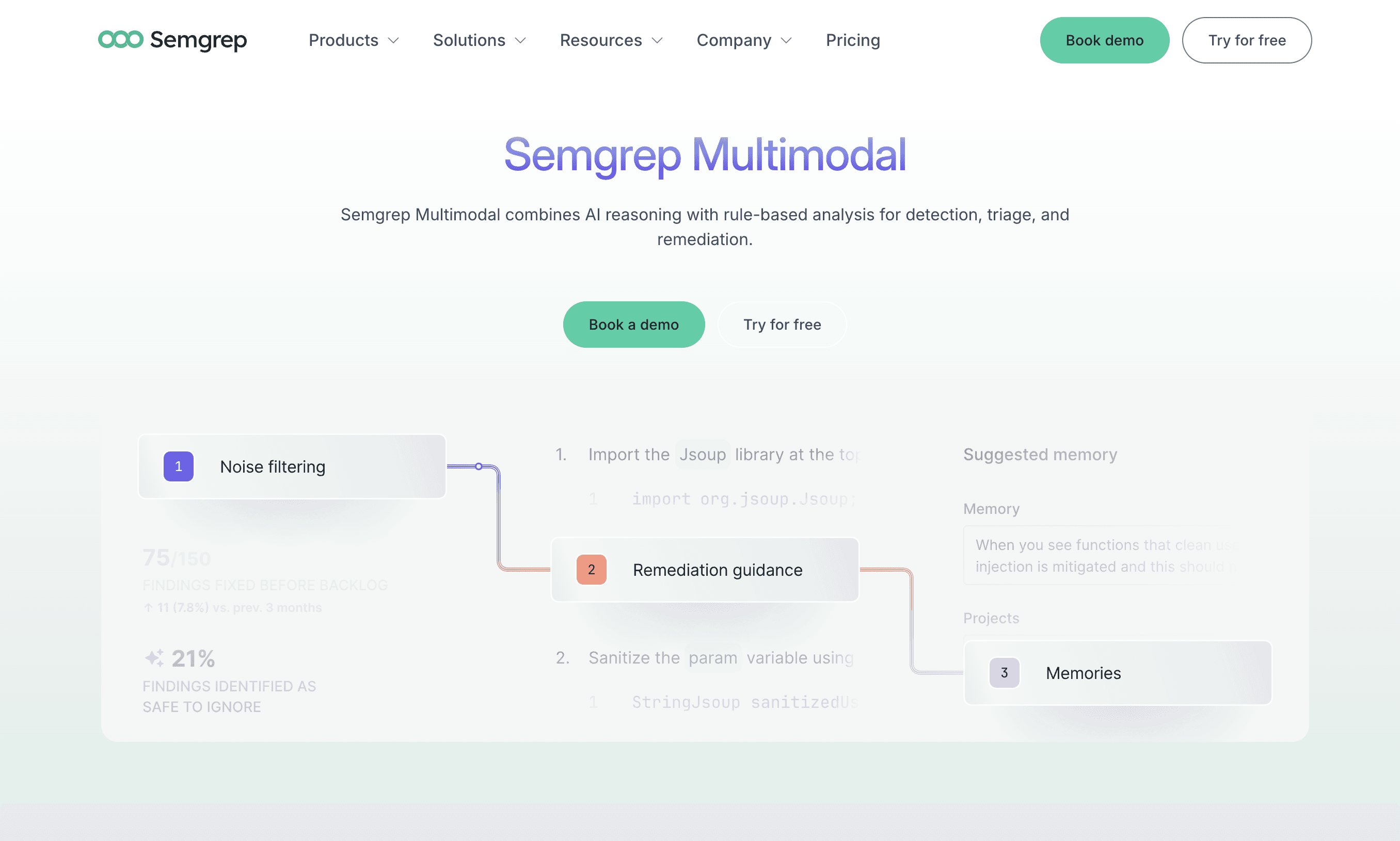 Semgrep Multimodal screenshot