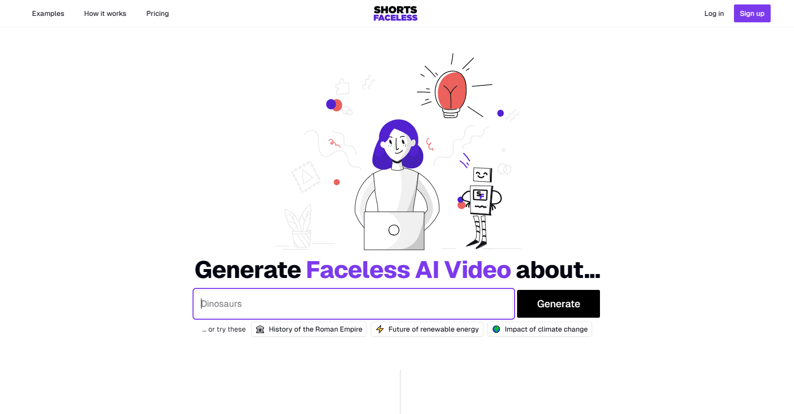 Shorts Faceless screenshot