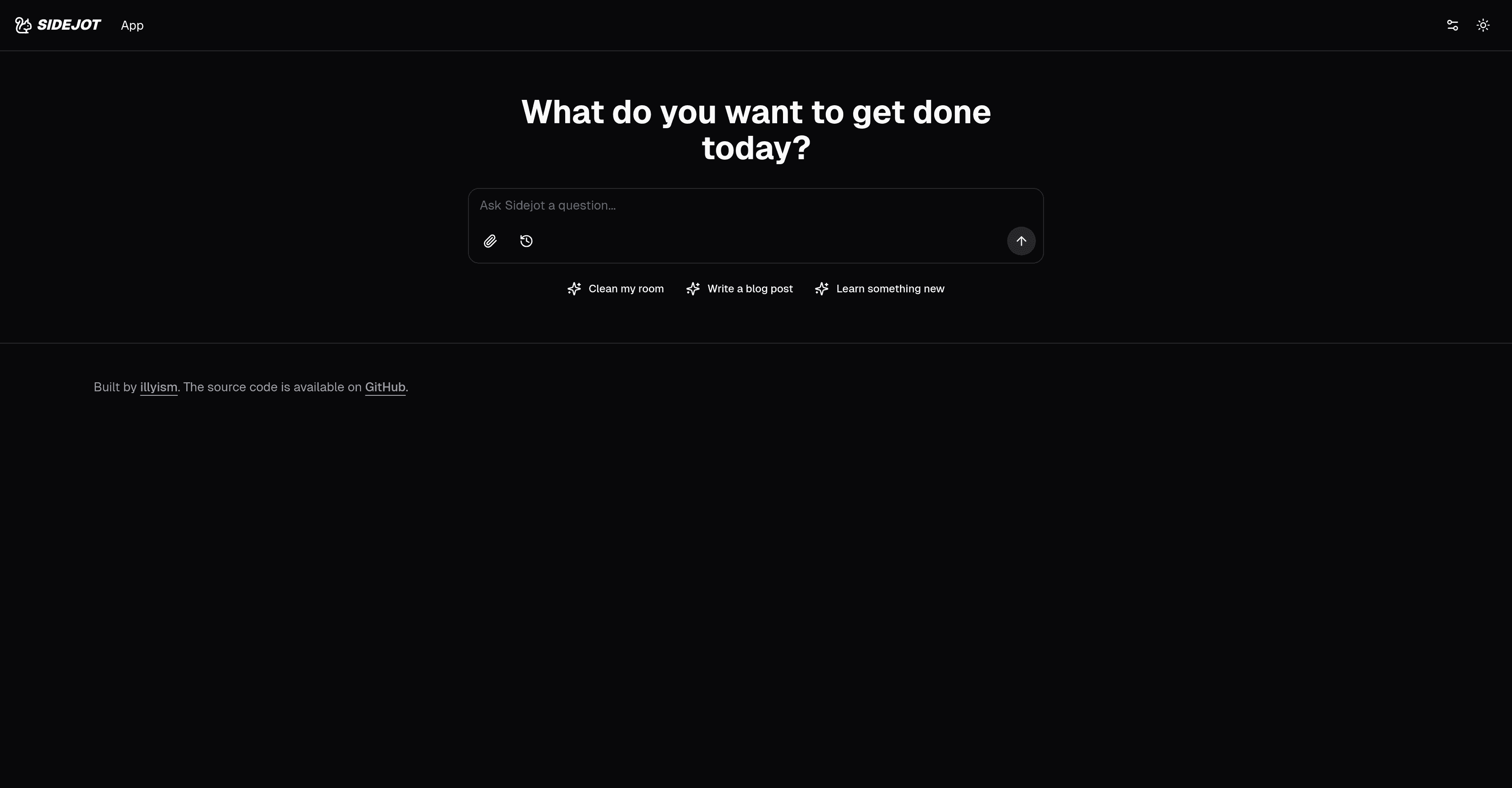Sidejot screenshot